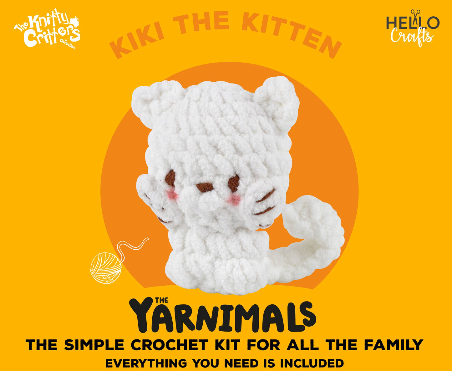 Knitty Critters Yarnimals - Kiki The Kitten