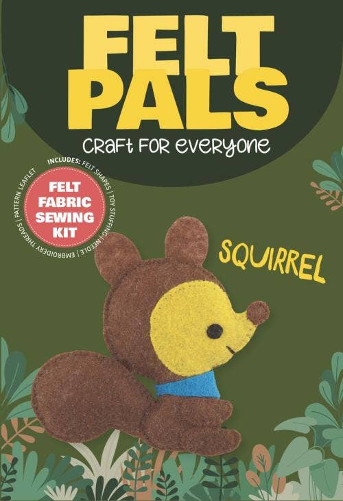 Felt Sewing Kits Felt Pals - Squirrel
