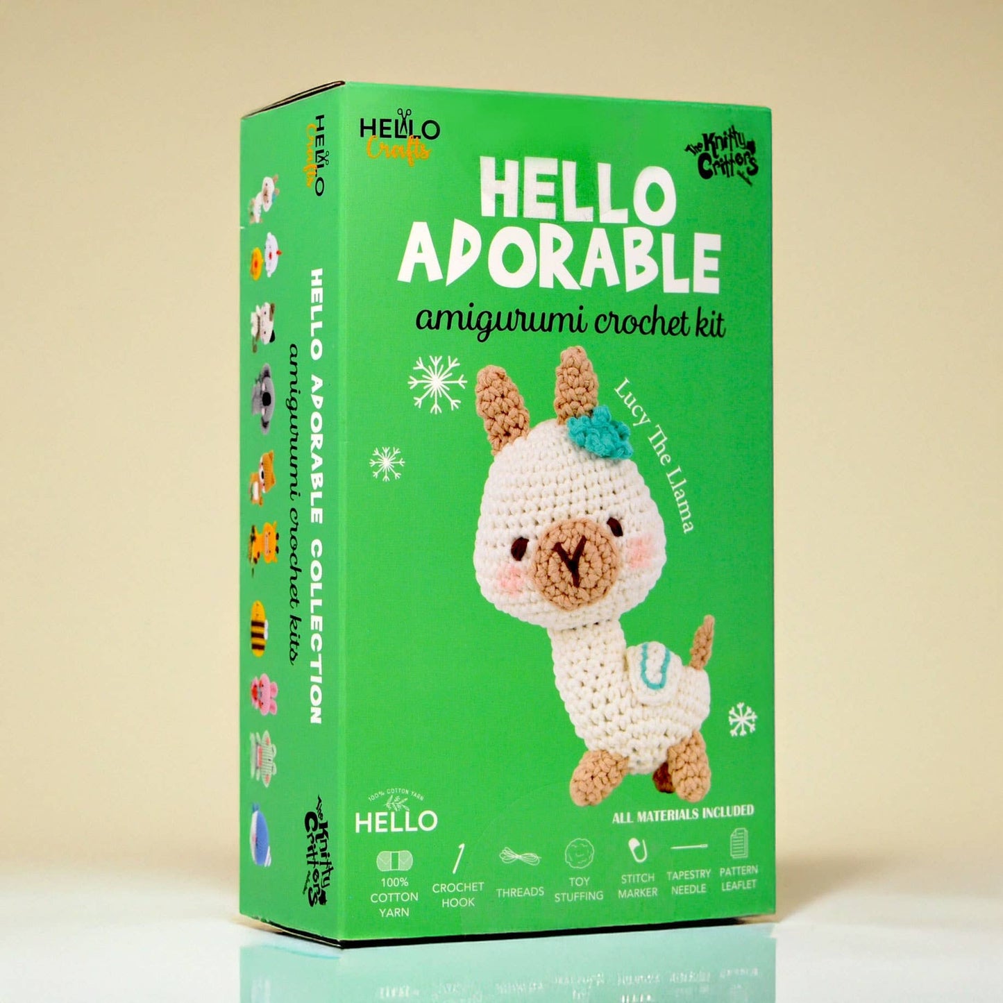 Knitty Critters Hello Adorable 2 - Lucy The Llama
