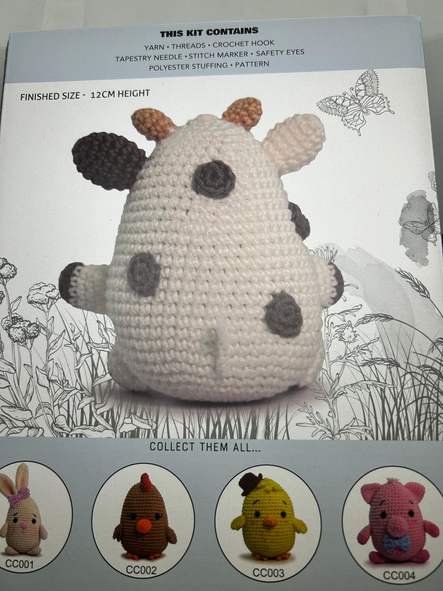 Knitty Critters - Farmyard crochet kit - Moo Calf