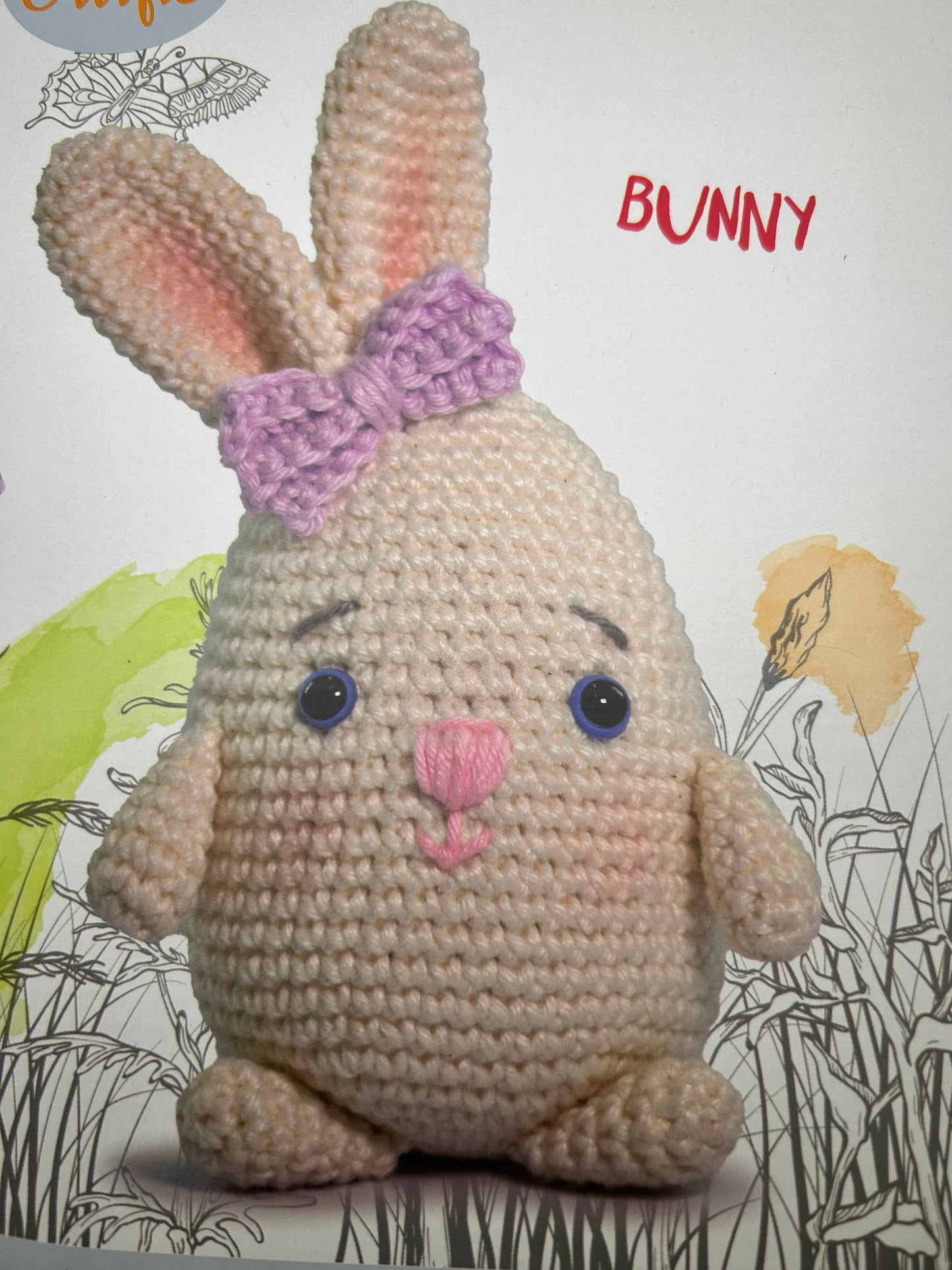 Knitty Critters - Farmyard crochet kit - Bunny