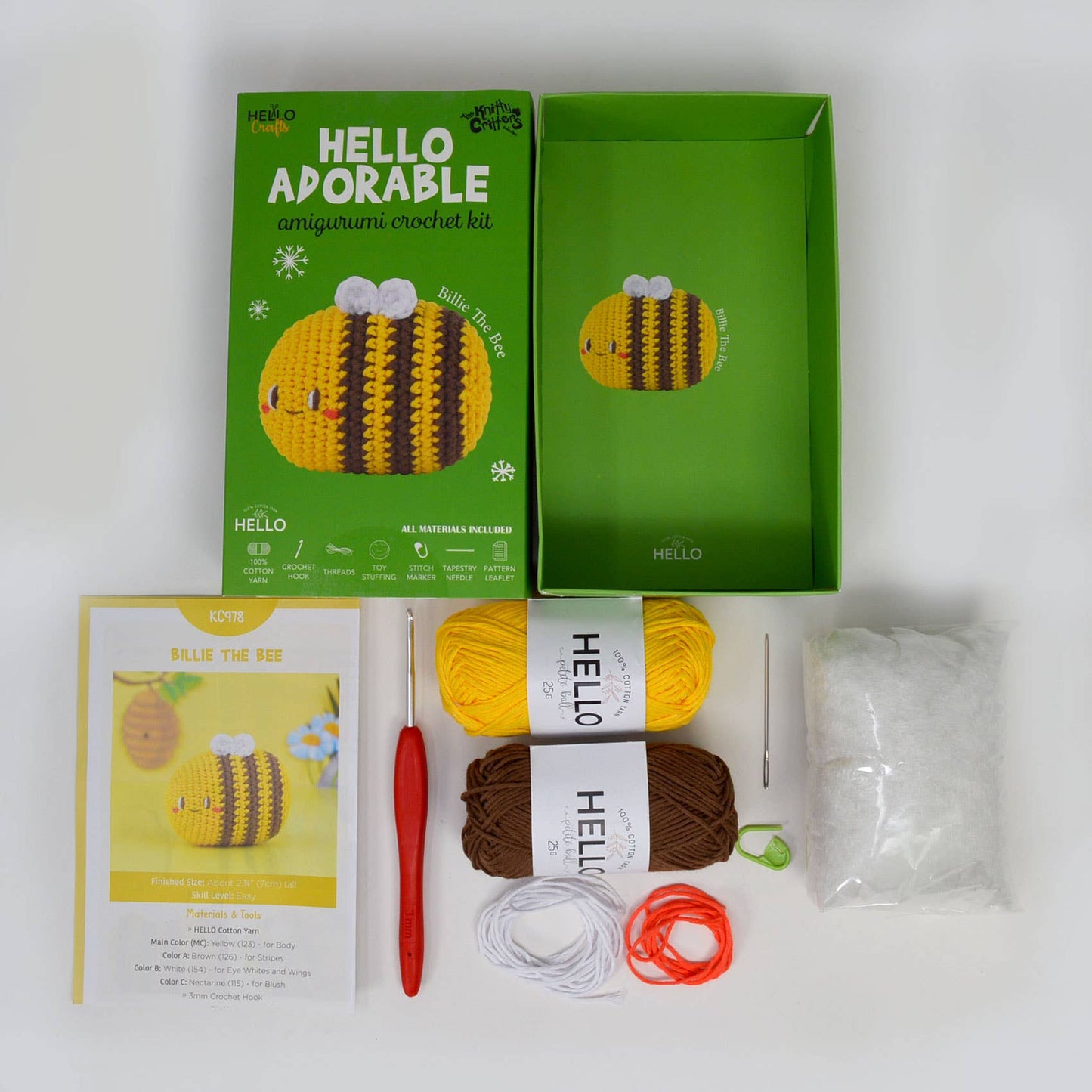 Knitty Critters Hello Adorable 2 - Billie The Bee