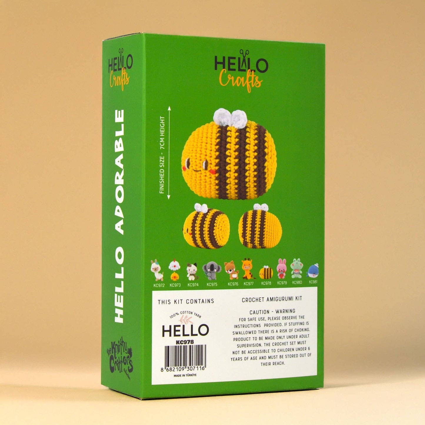 Knitty Critters Hello Adorable 2 - Billie The Bee