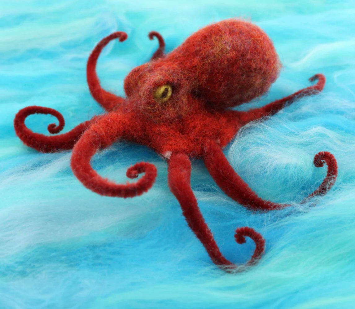 Octopus Needle Felting Kit