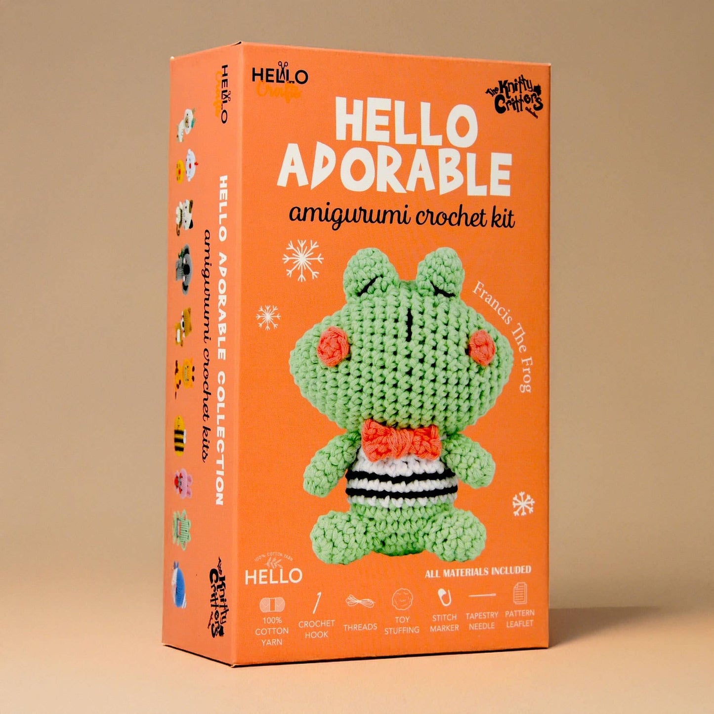Knitty Critters Hello Adorable 2 - Francis The Frog