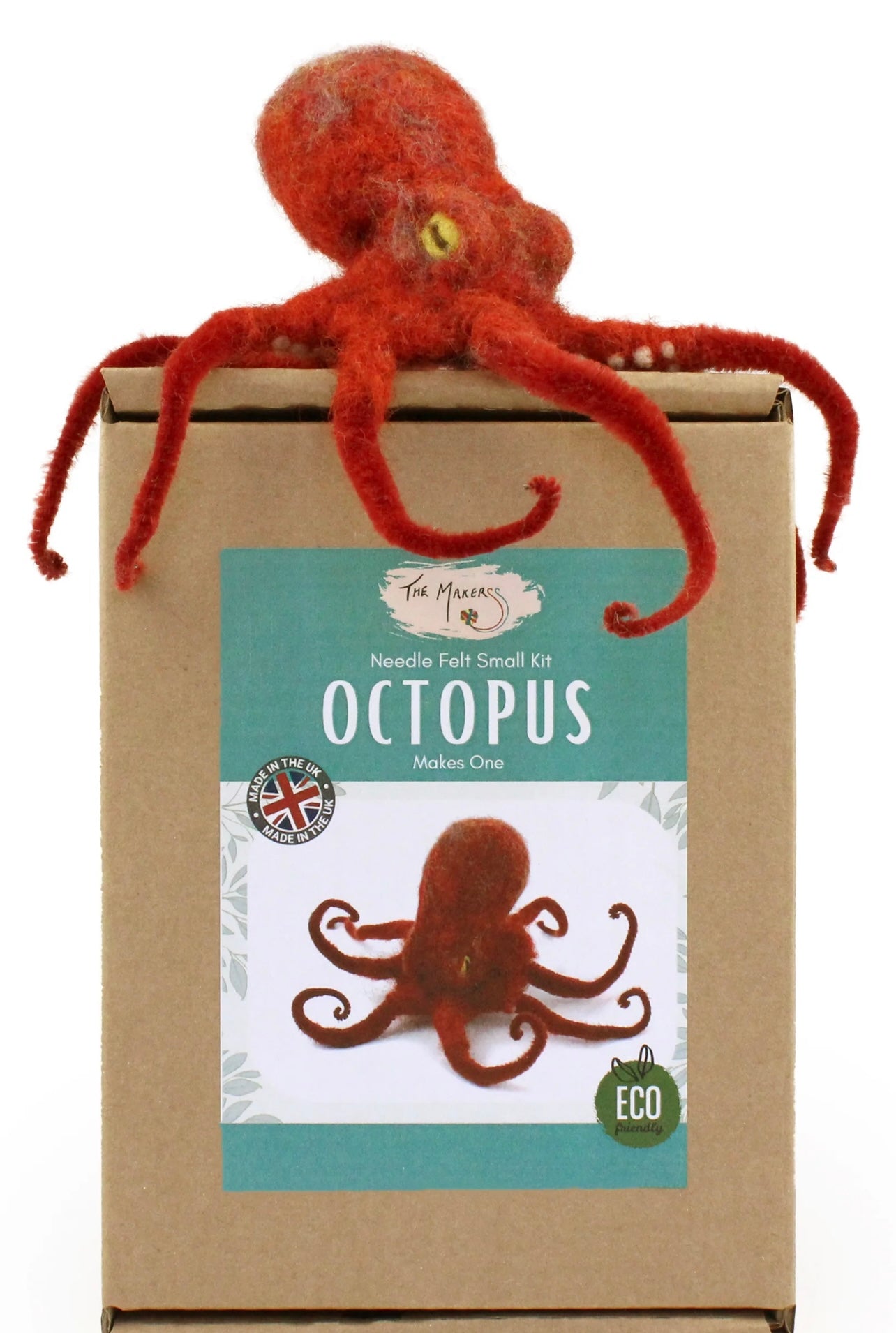 Octopus Needle Felting Kit