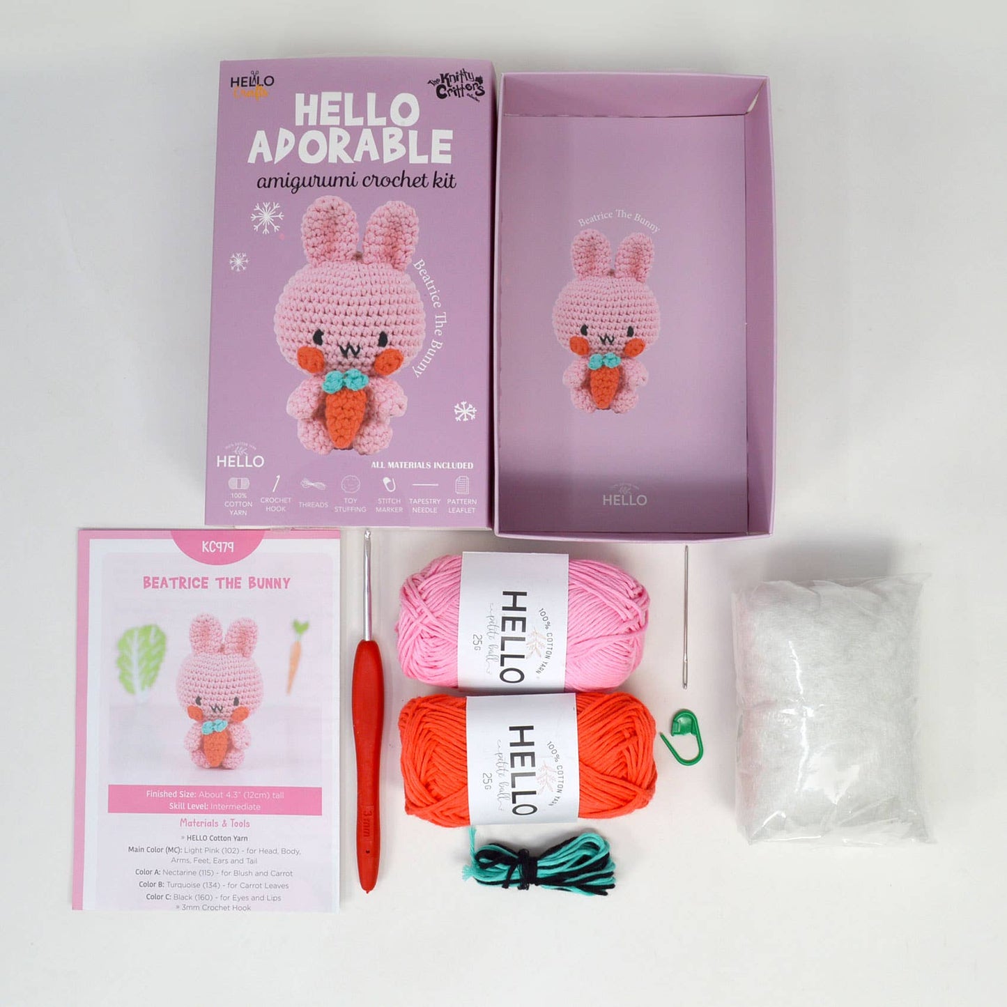 Knitty Critters Hello Adorable 2 - Beatrice The Bunny