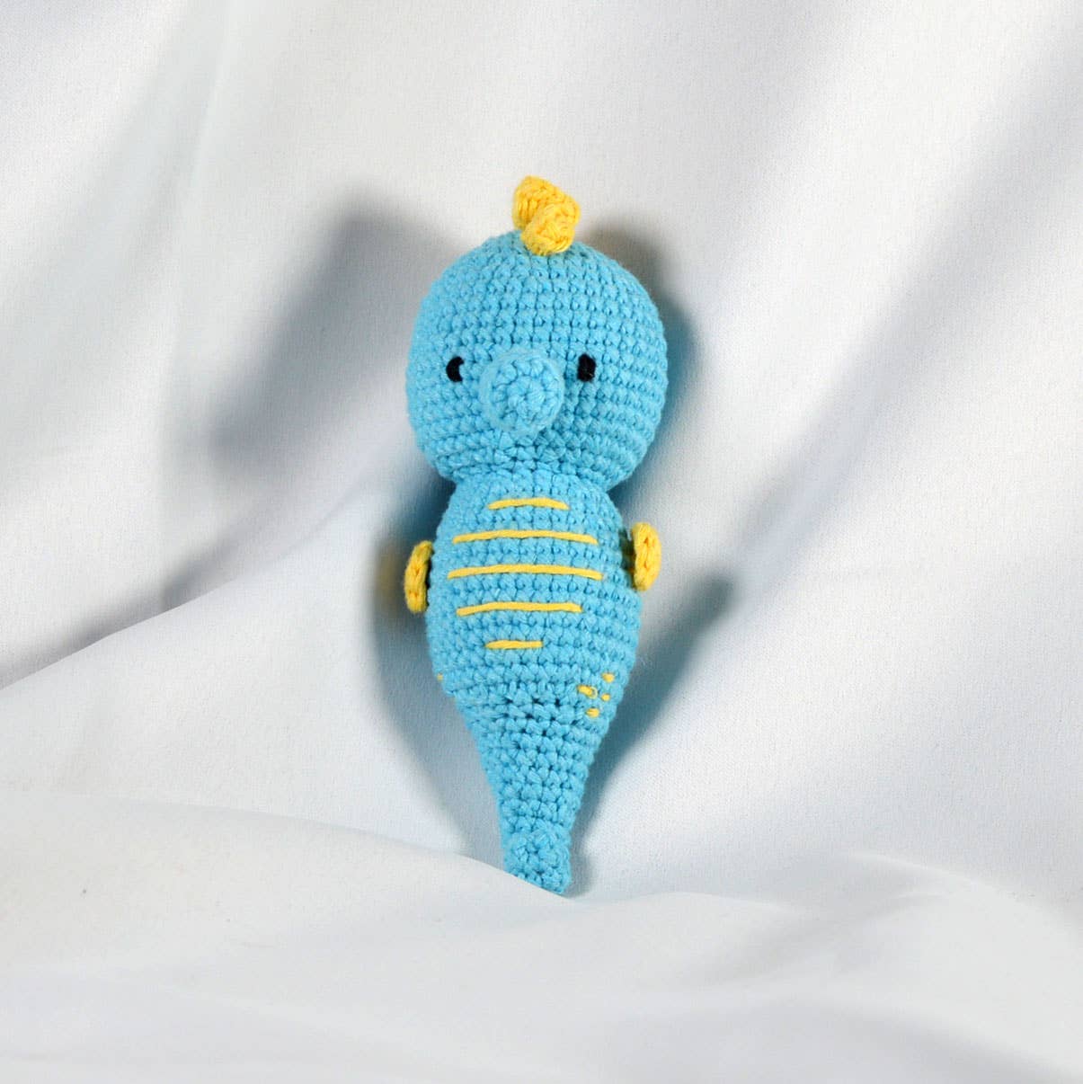 Knitty Critters - Pouch Pals 3 - Bubbles The Seahorse