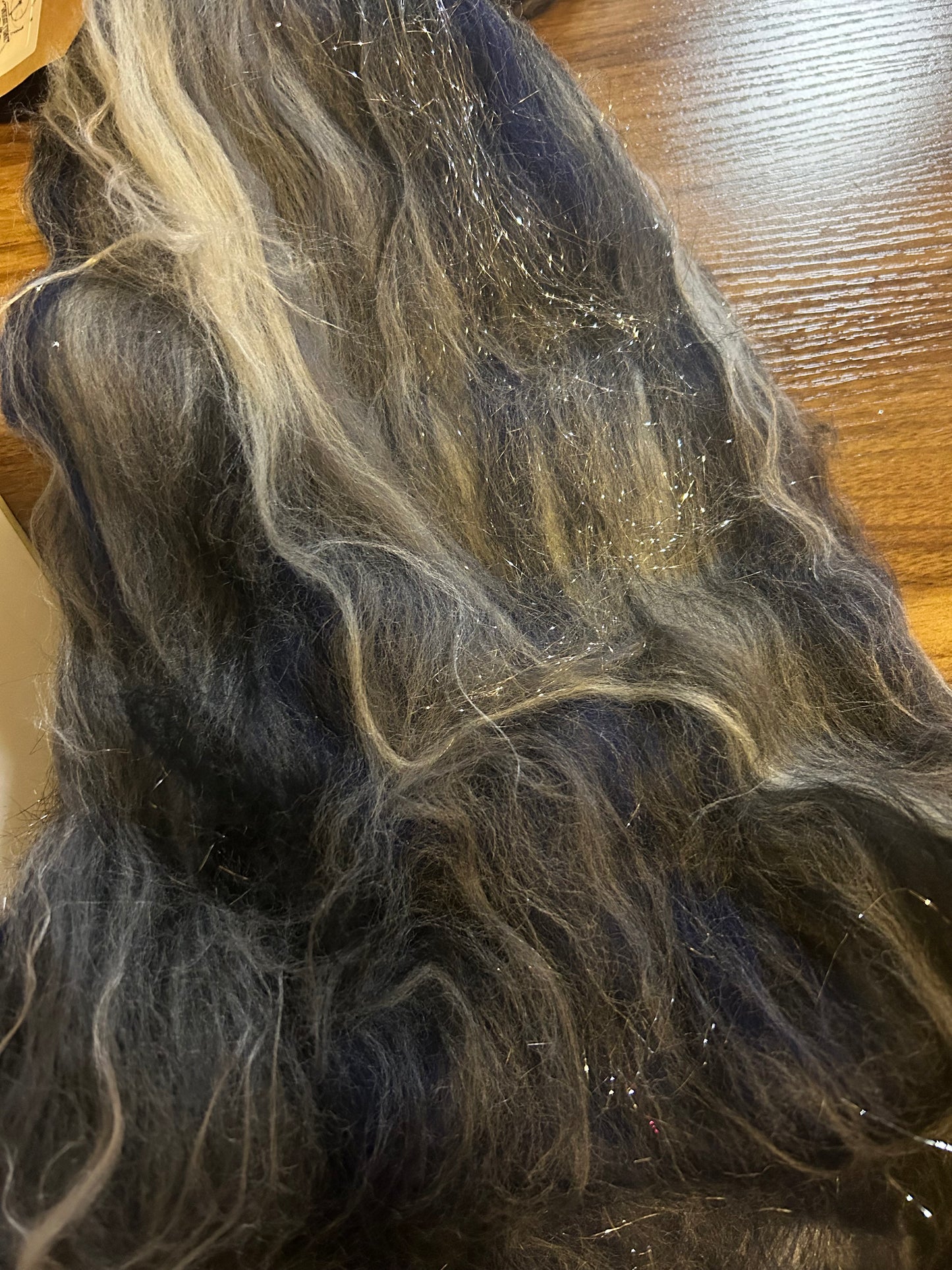 100g Wednesday Fibre Batt with Bamboo and Angelina