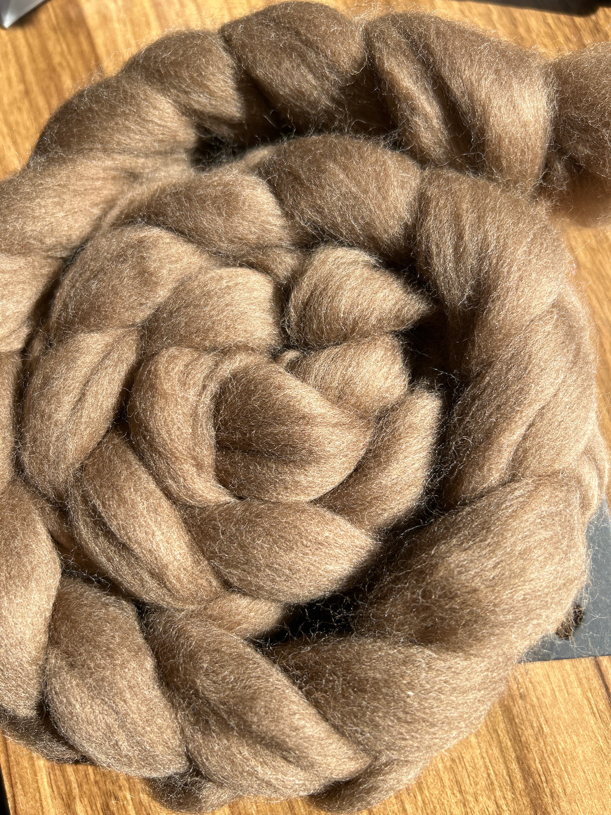 Toffee Colourway Haunui Fibre 100g