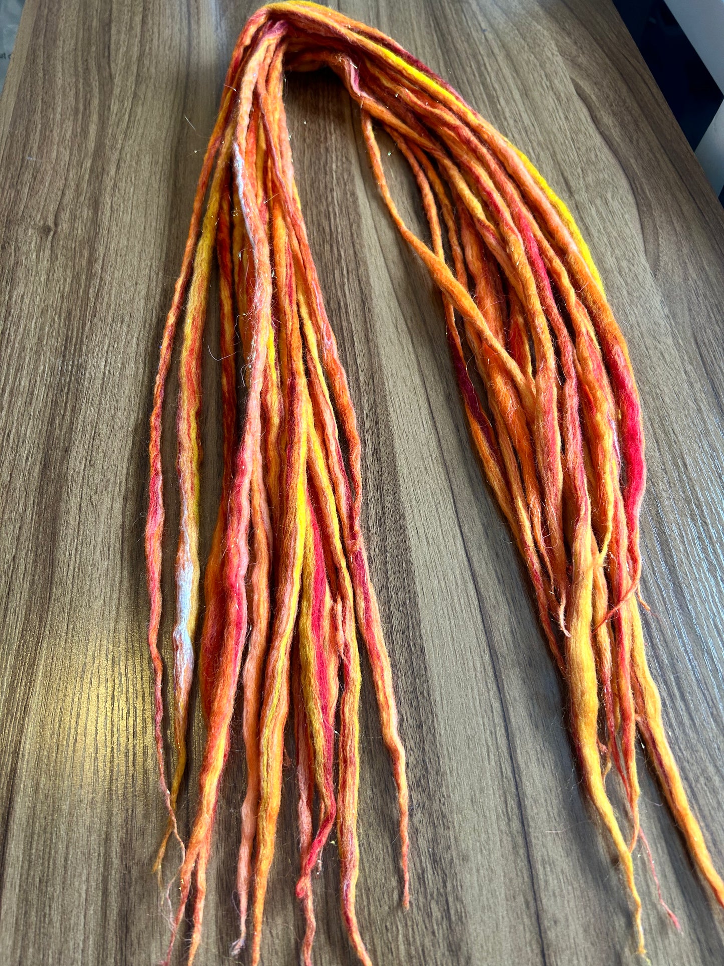Sunset Felted Hair locs