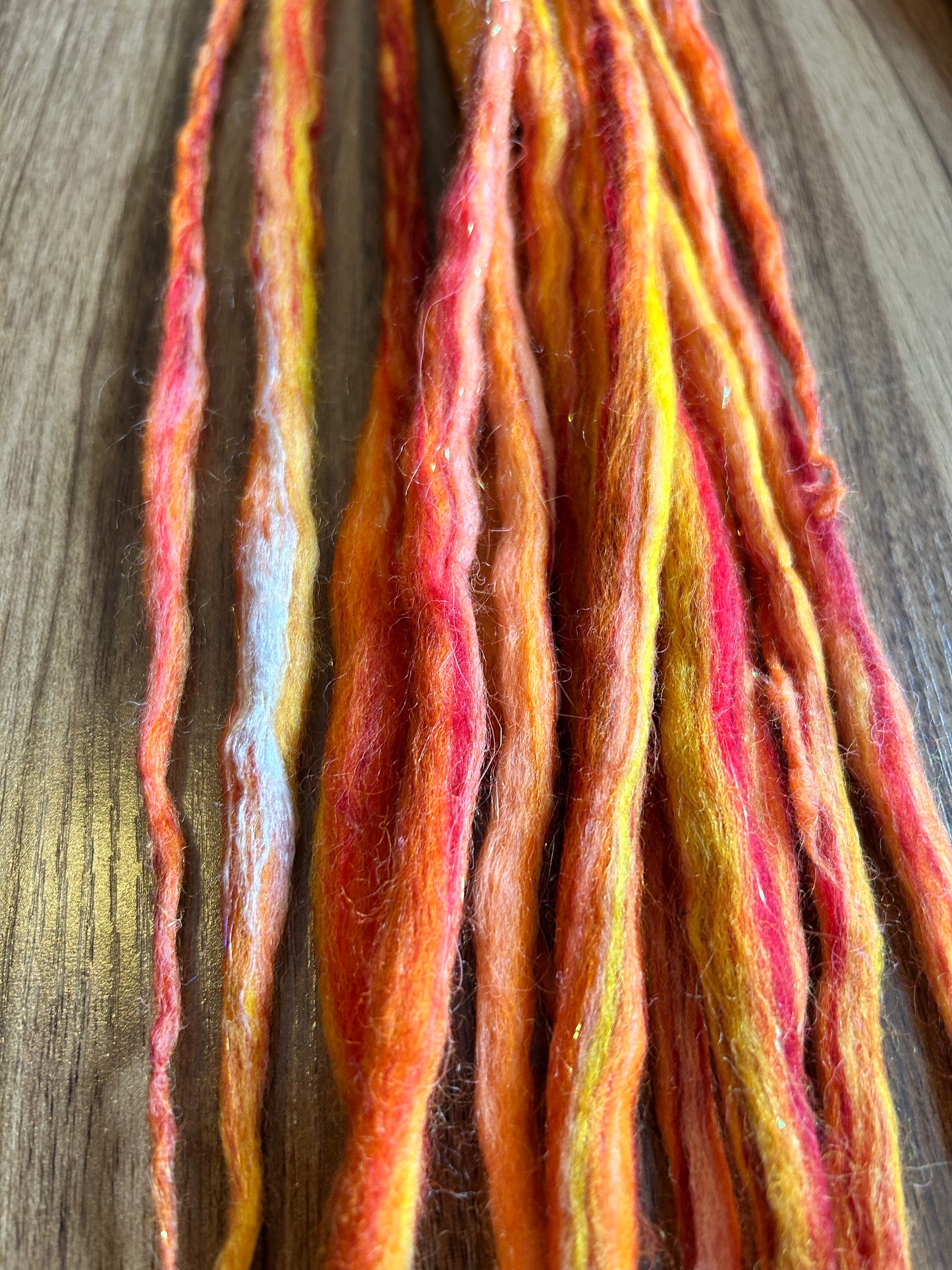 Sunset Felted Hair locs