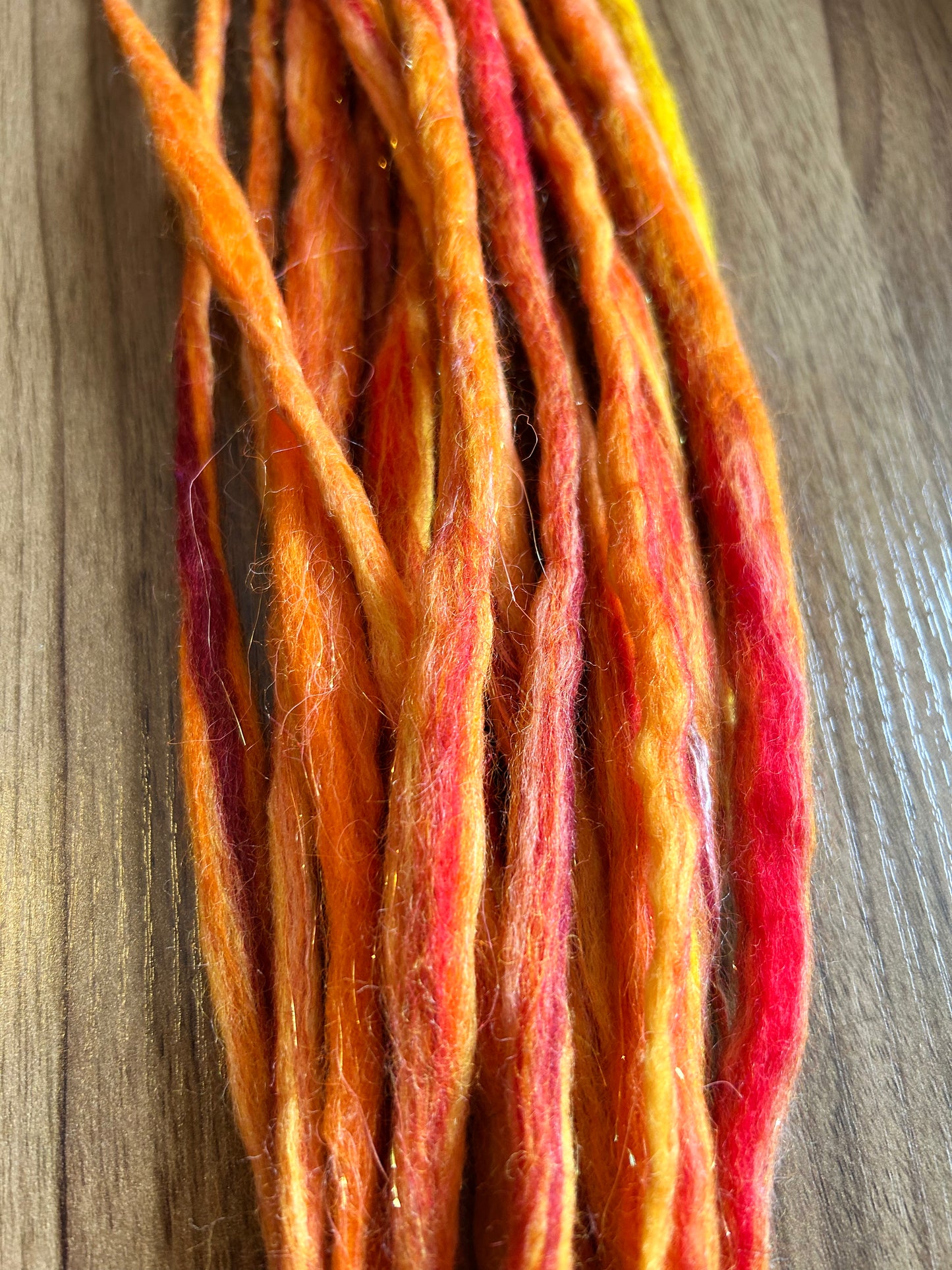 Sunset Felted Hair locs