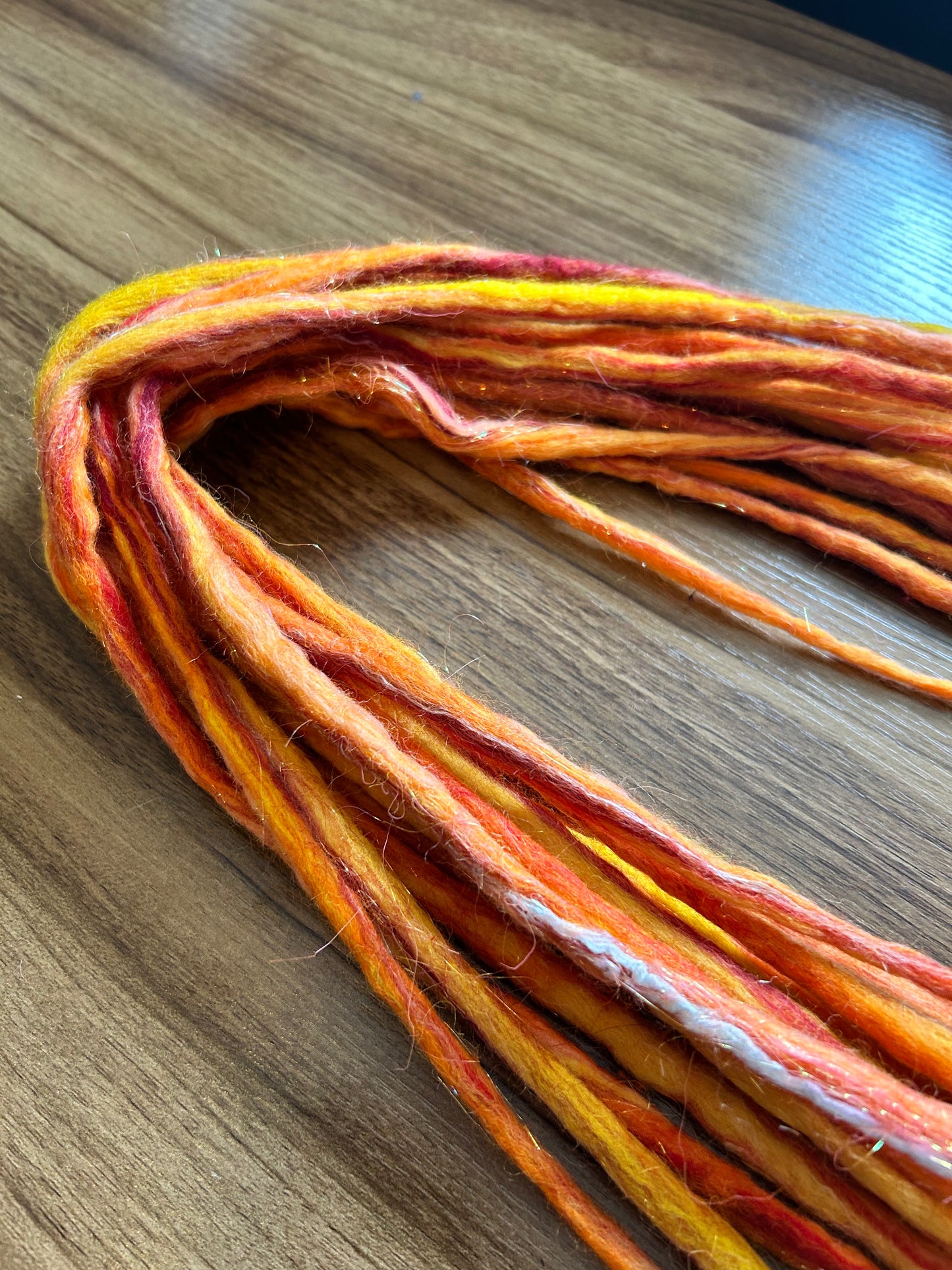 Sunset Felted Hair locs