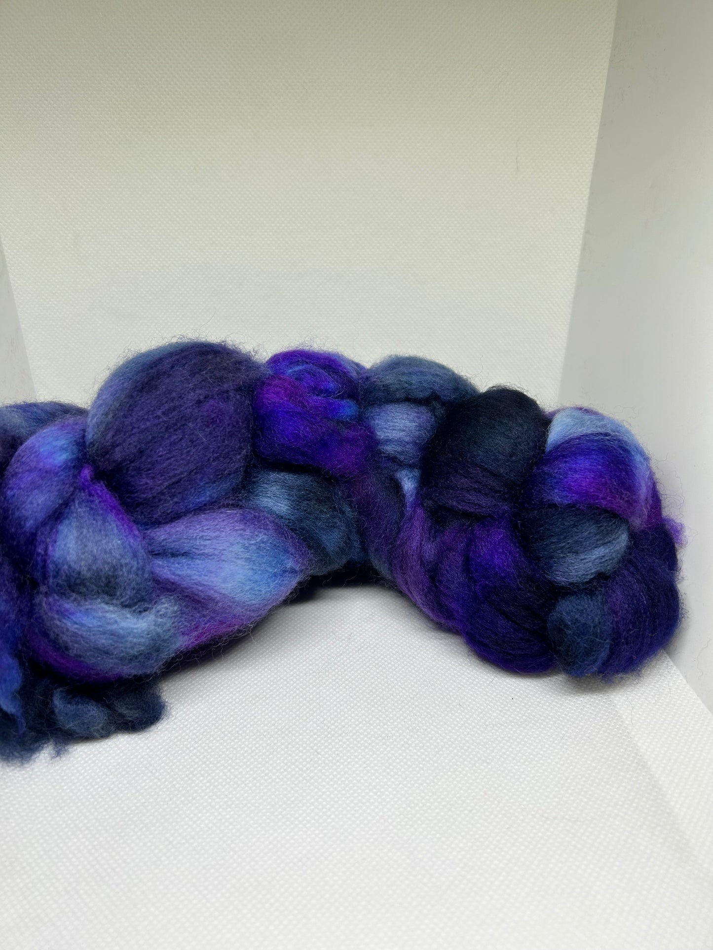 100g Midnight Galaxy Handyed Roving