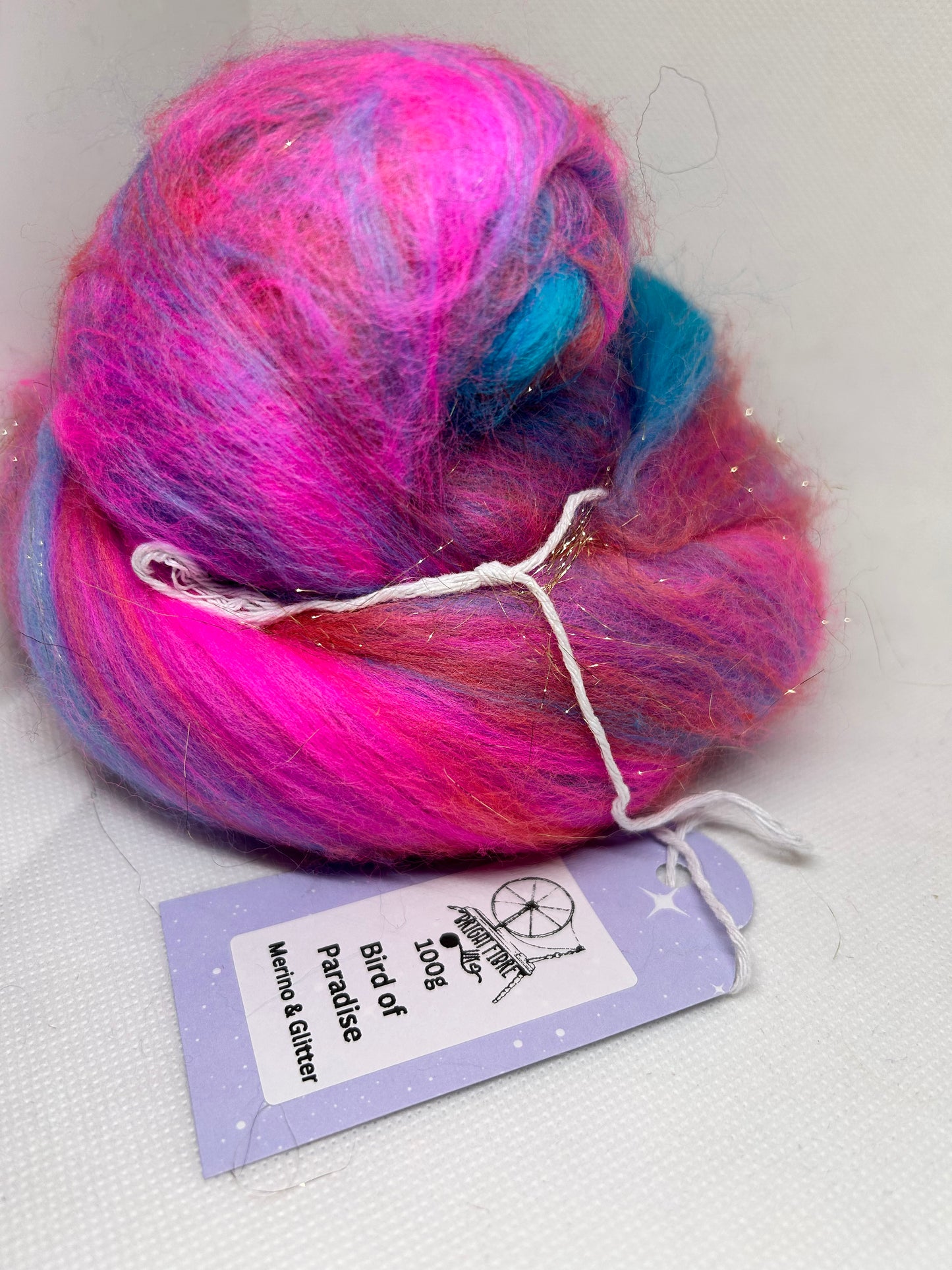 Bird of Paradise 100g Fibre batts