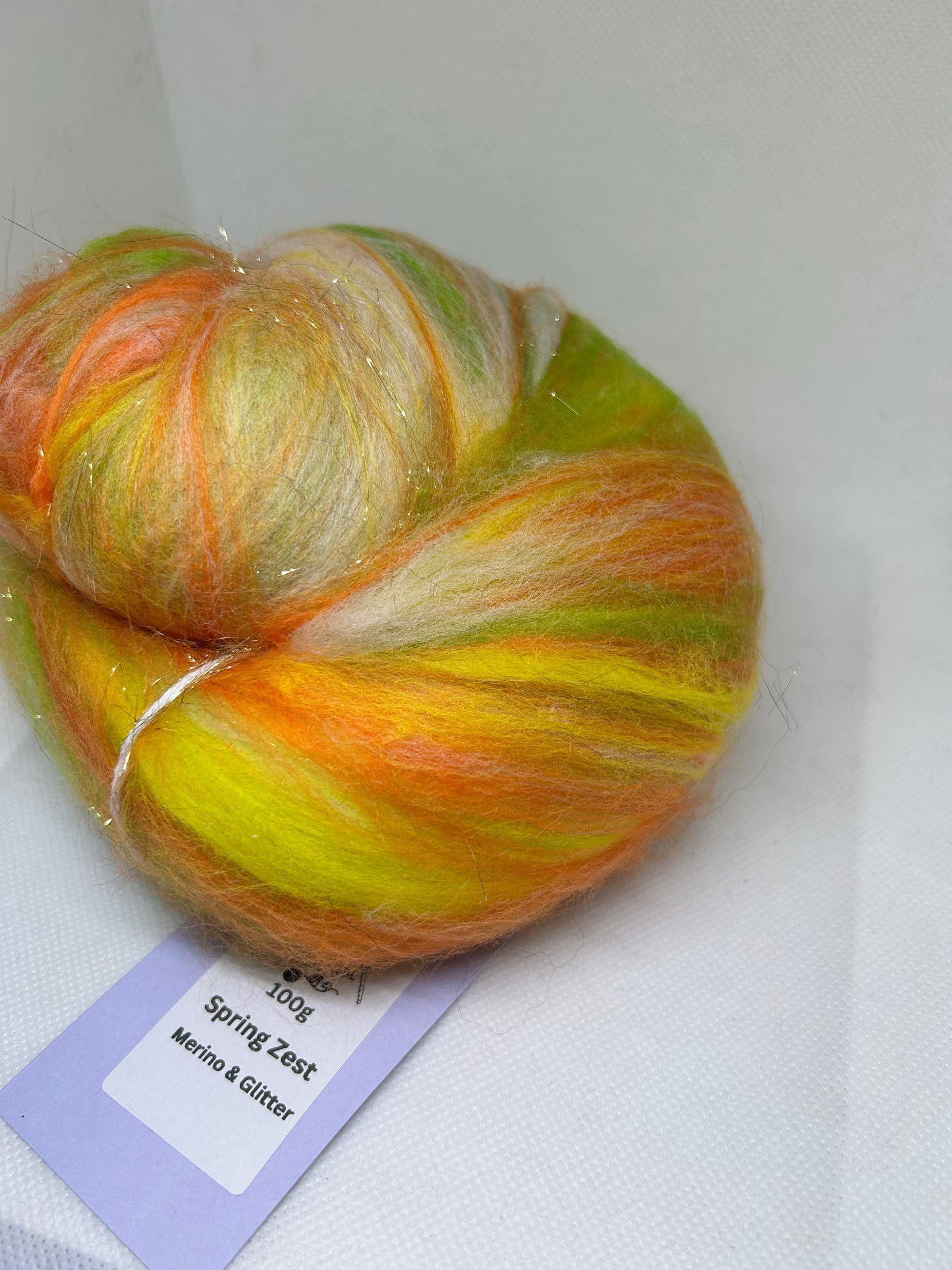 Spring Zest 100g Fibre batt