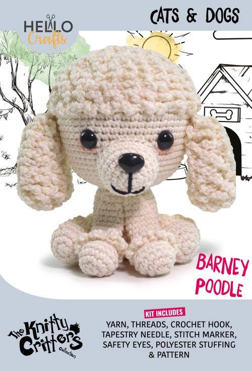 Knitty Critters - Pets - Barney Poodle