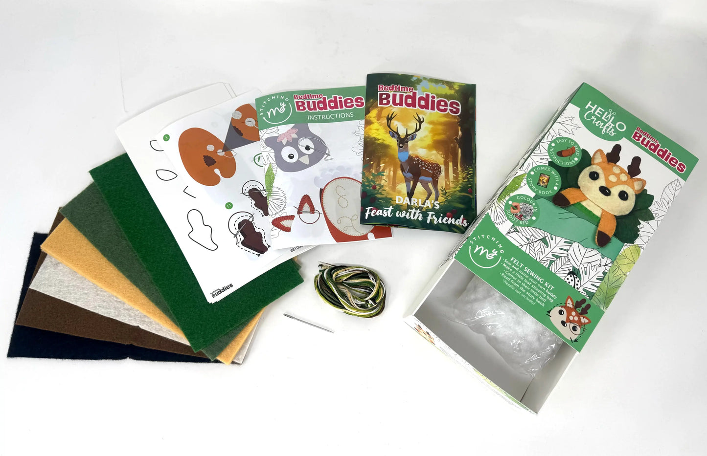 Felt Sewing Kits Bedtime Buddies - Darla the Deer