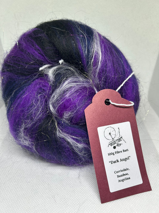 Dark Angel 100g Fibre Batt