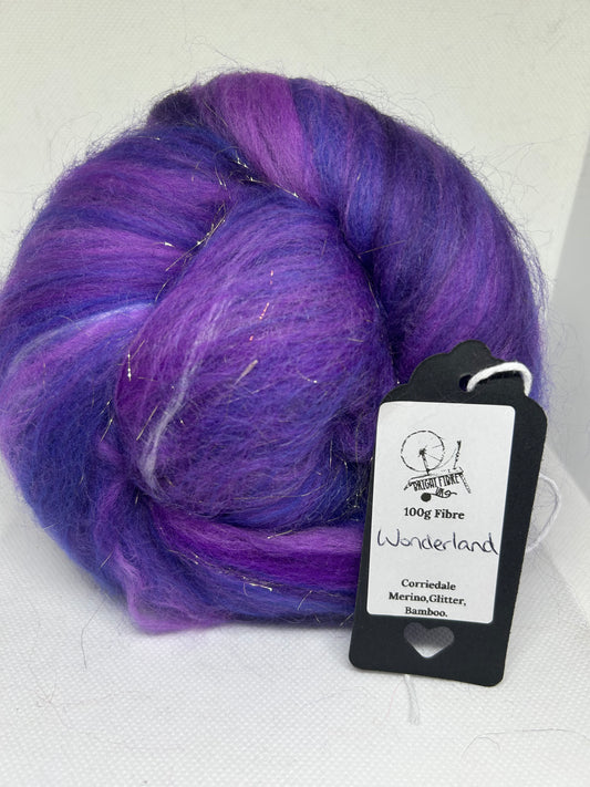 Wonderland 100g Fibre batt