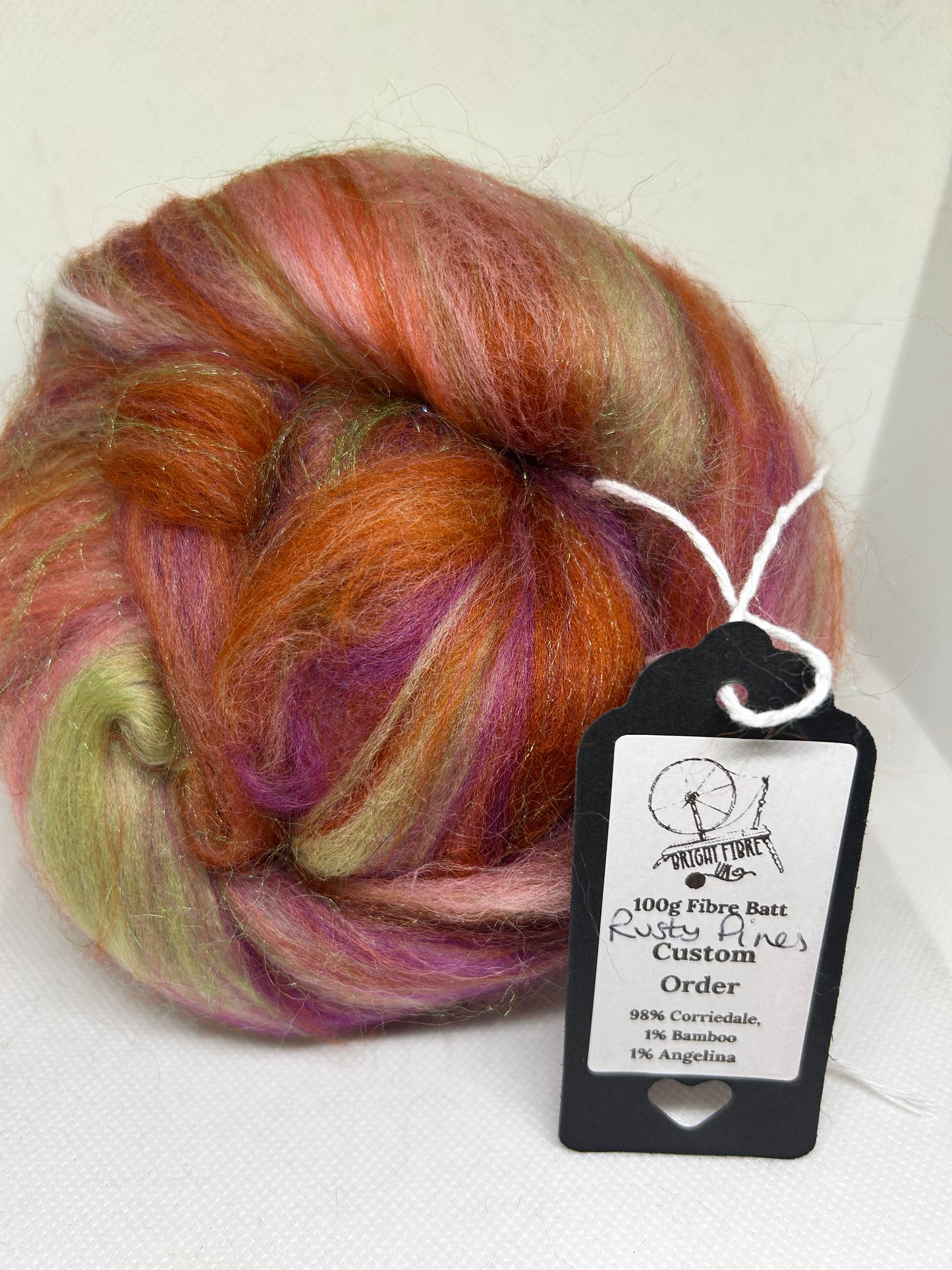 Rusty Pines 100g Fibre Batt