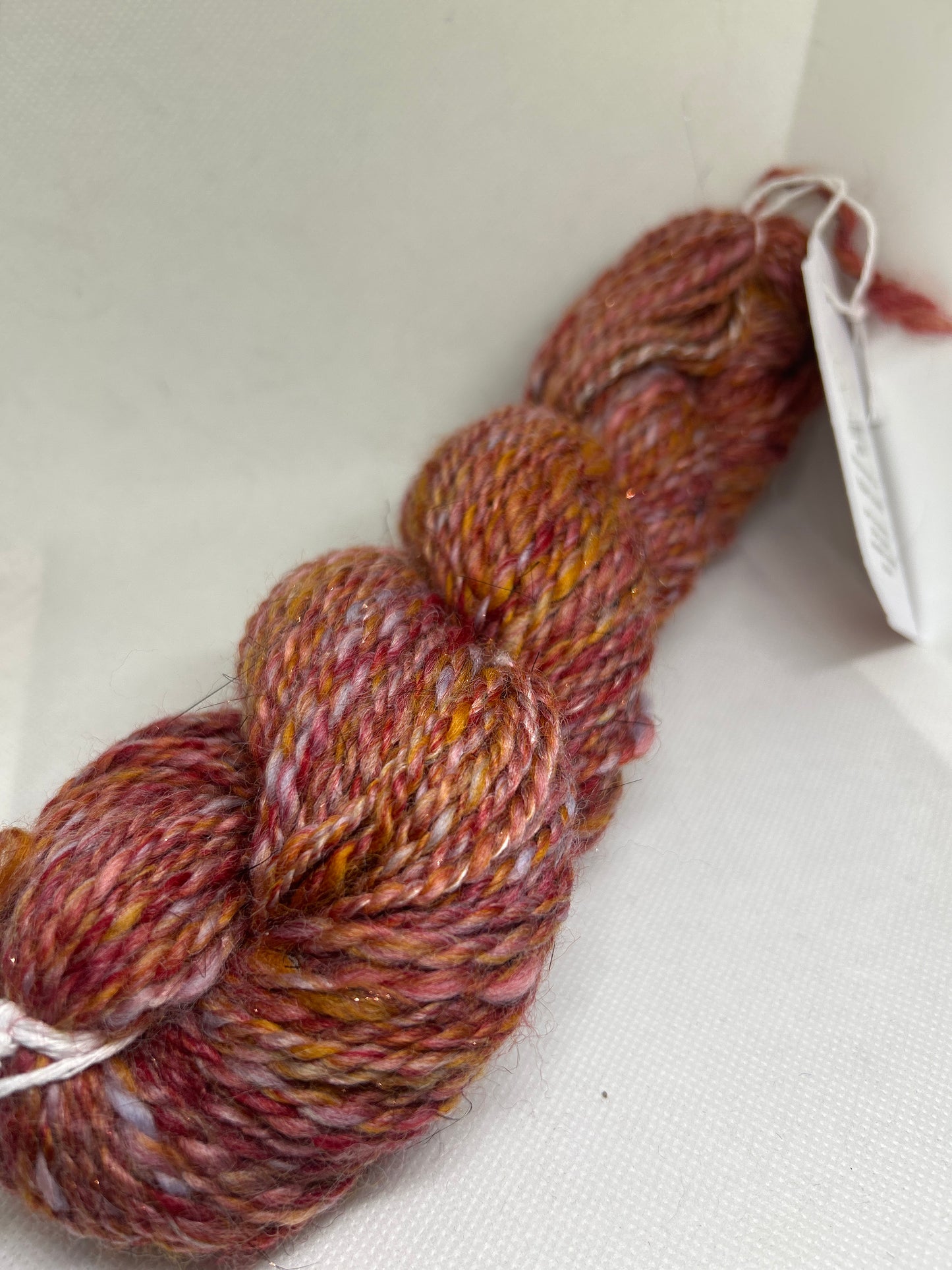Fallen leaves 100g Hand spun art yarn