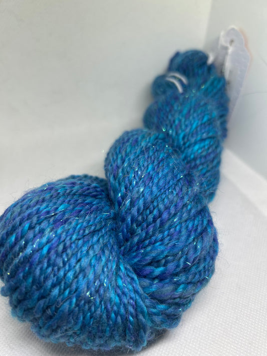 Blue Lagoon 100g Handspun Art Yarn