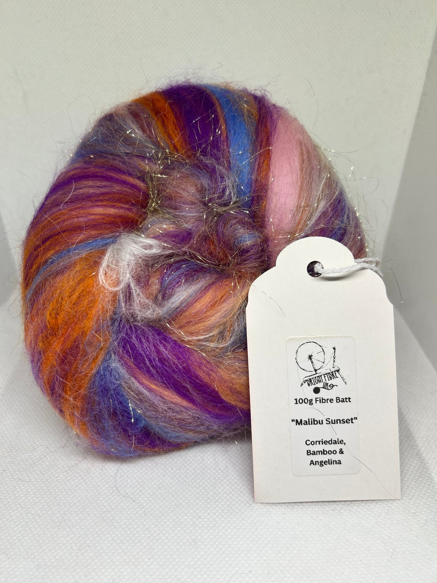 Malibu Sunset 100g Fibre Batt