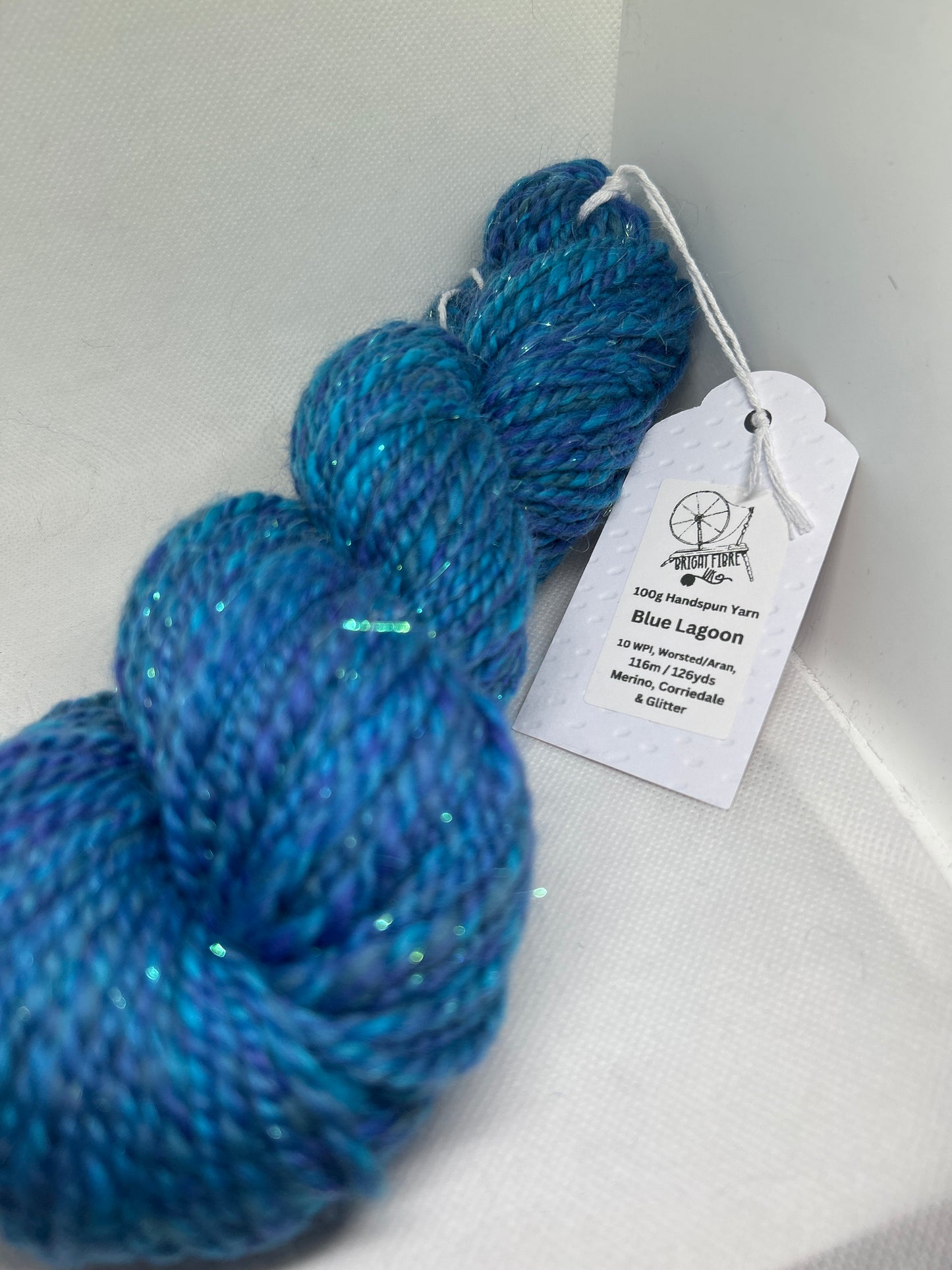 Blue Lagoon 100g Handspun Art Yarn