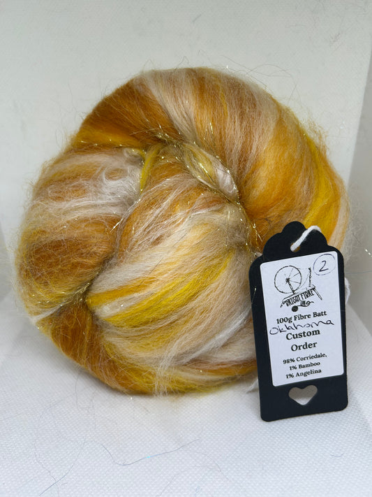 Oklahoma 100g Fibre Batt