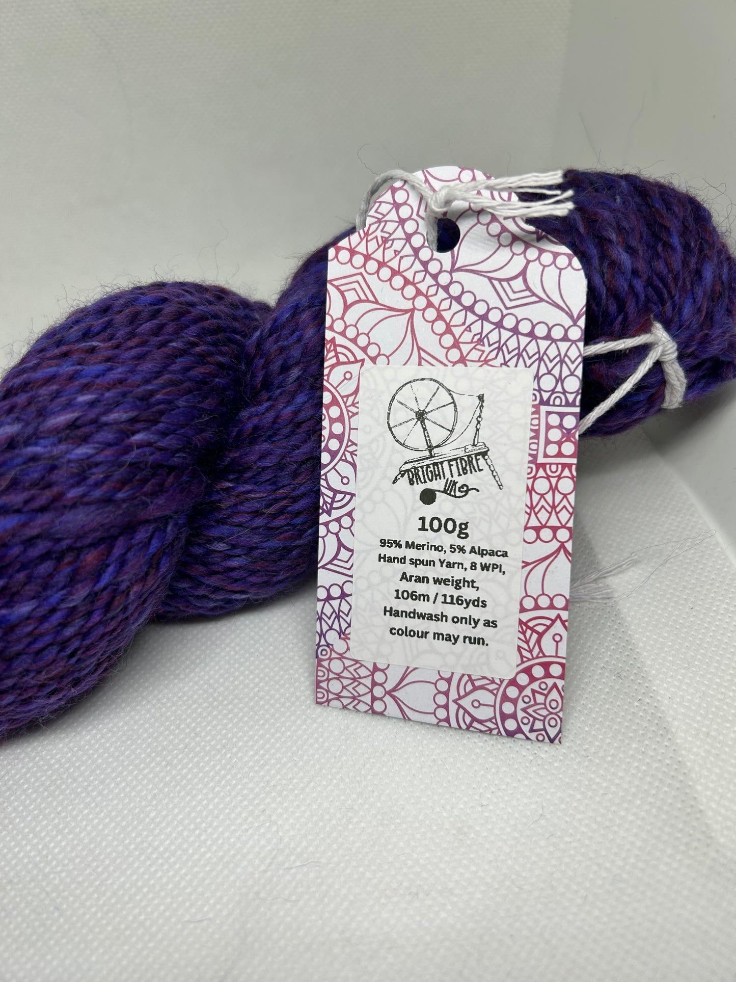 100g Handspun Yarn Aran Weight