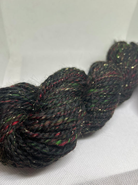 Black stallion 100g Handspun Art Yarn