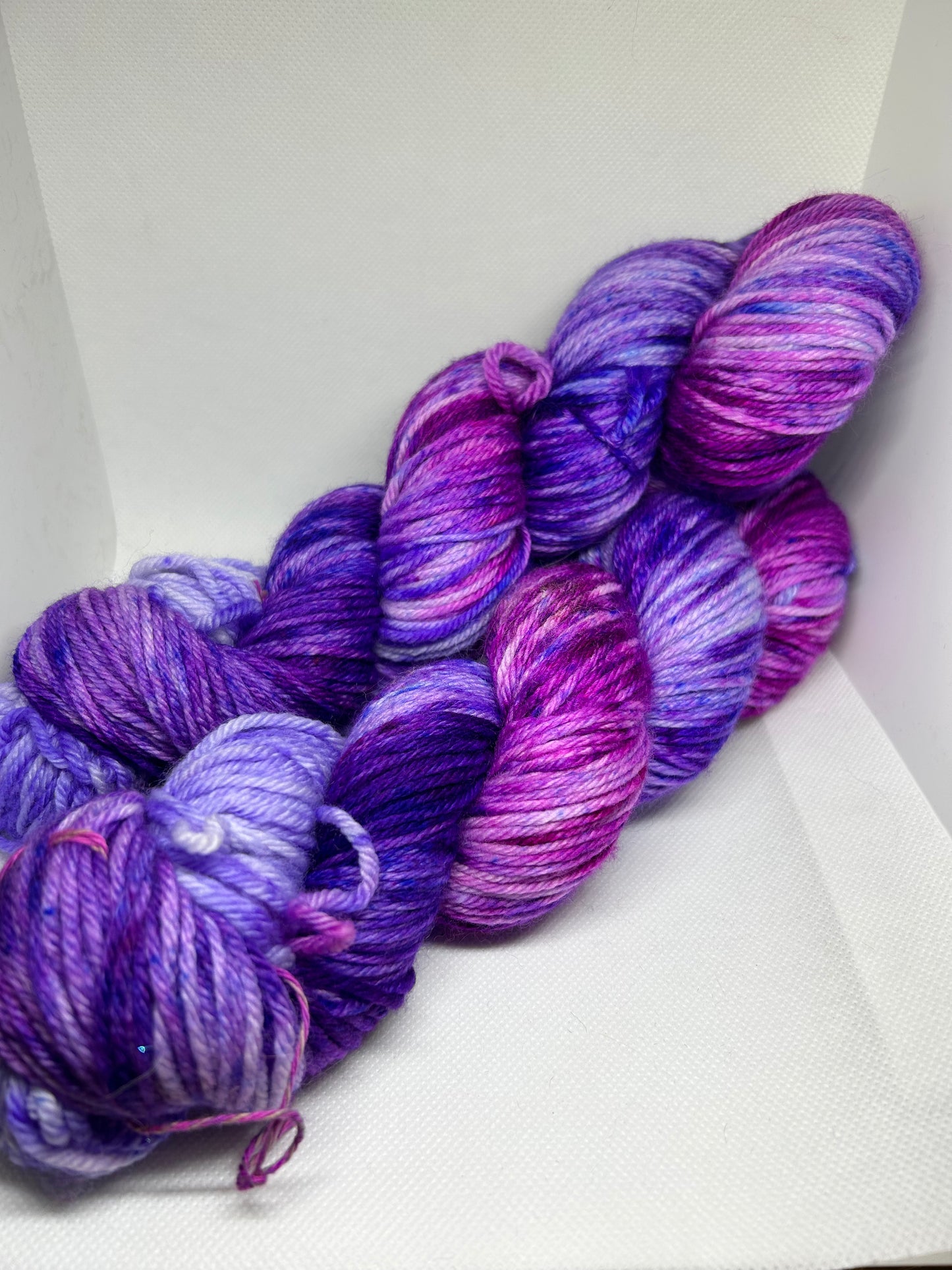 Hand dyed Lavender Fields Yarn