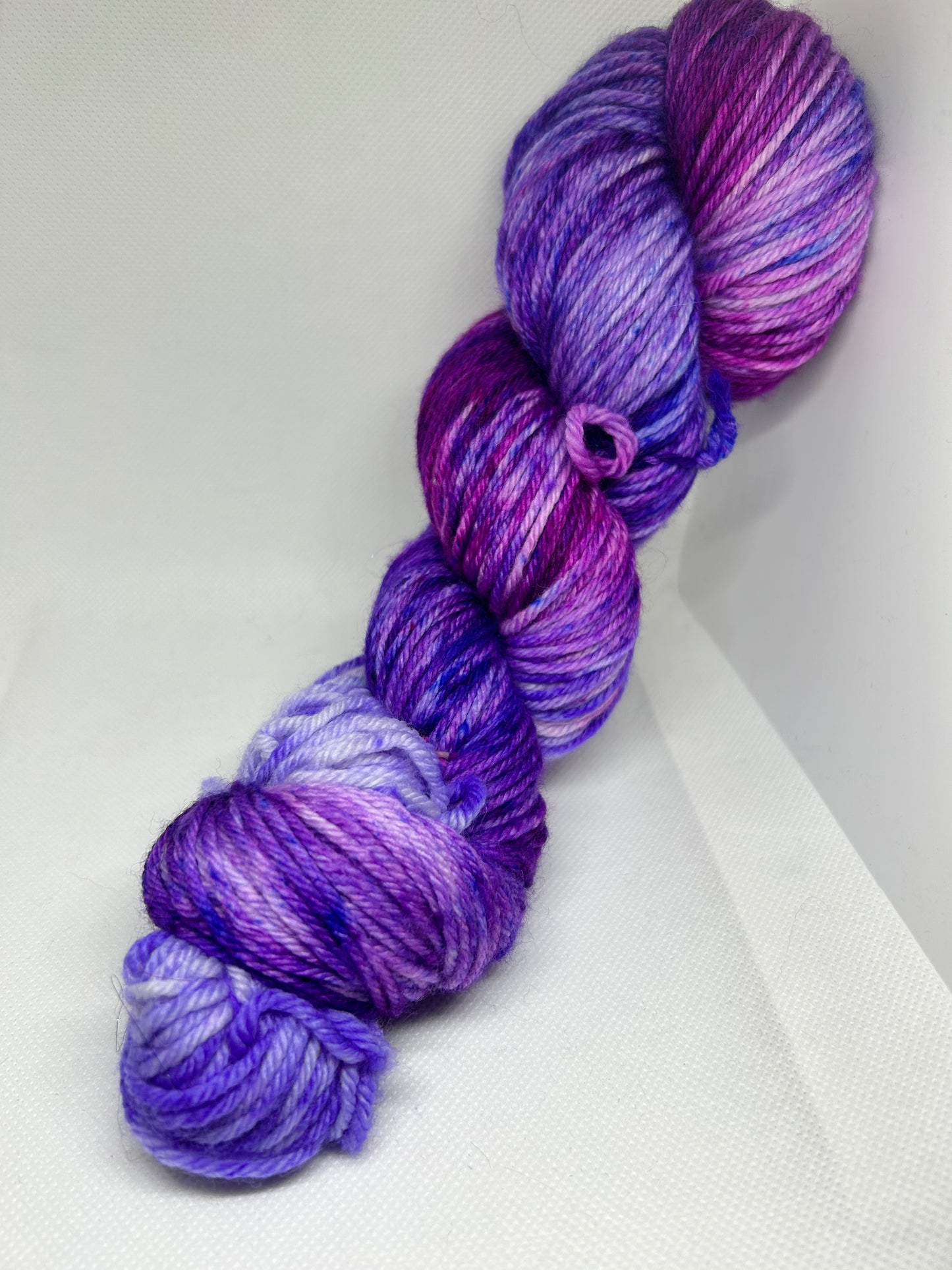 Hand dyed Lavender Fields Yarn