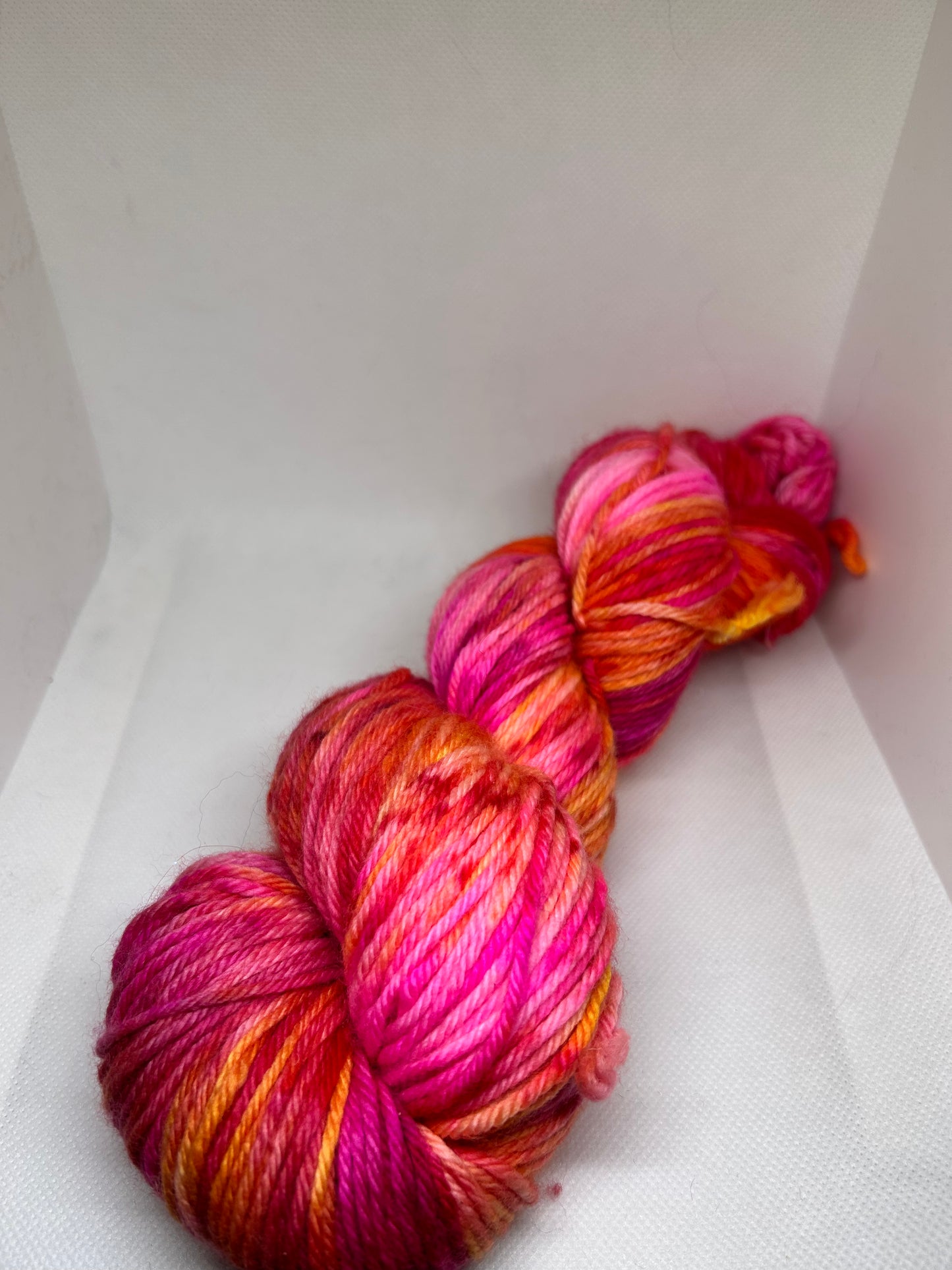 Hand Dyed Peaches Yarn