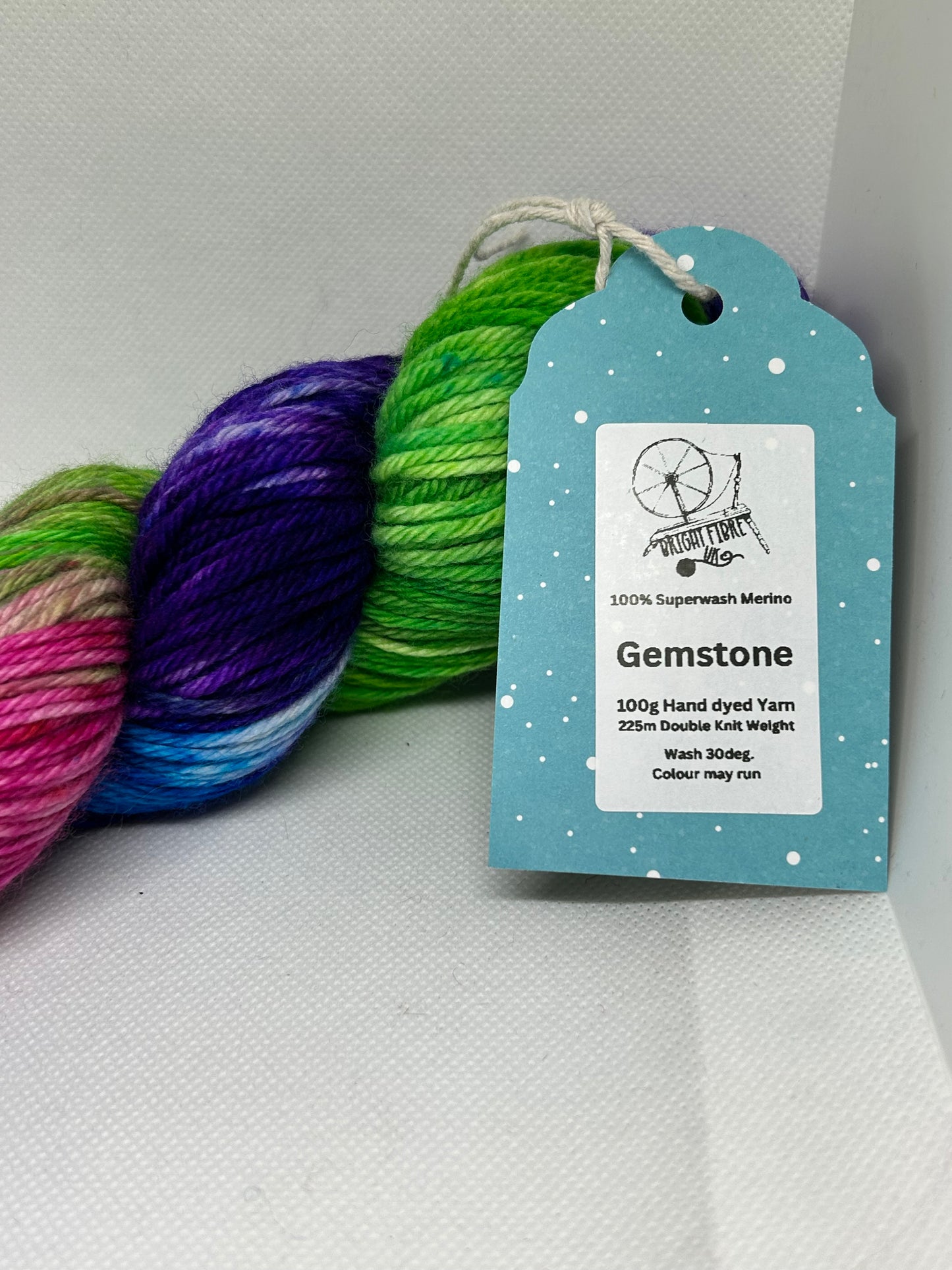 100g Gemstone Hand dyed Yarn