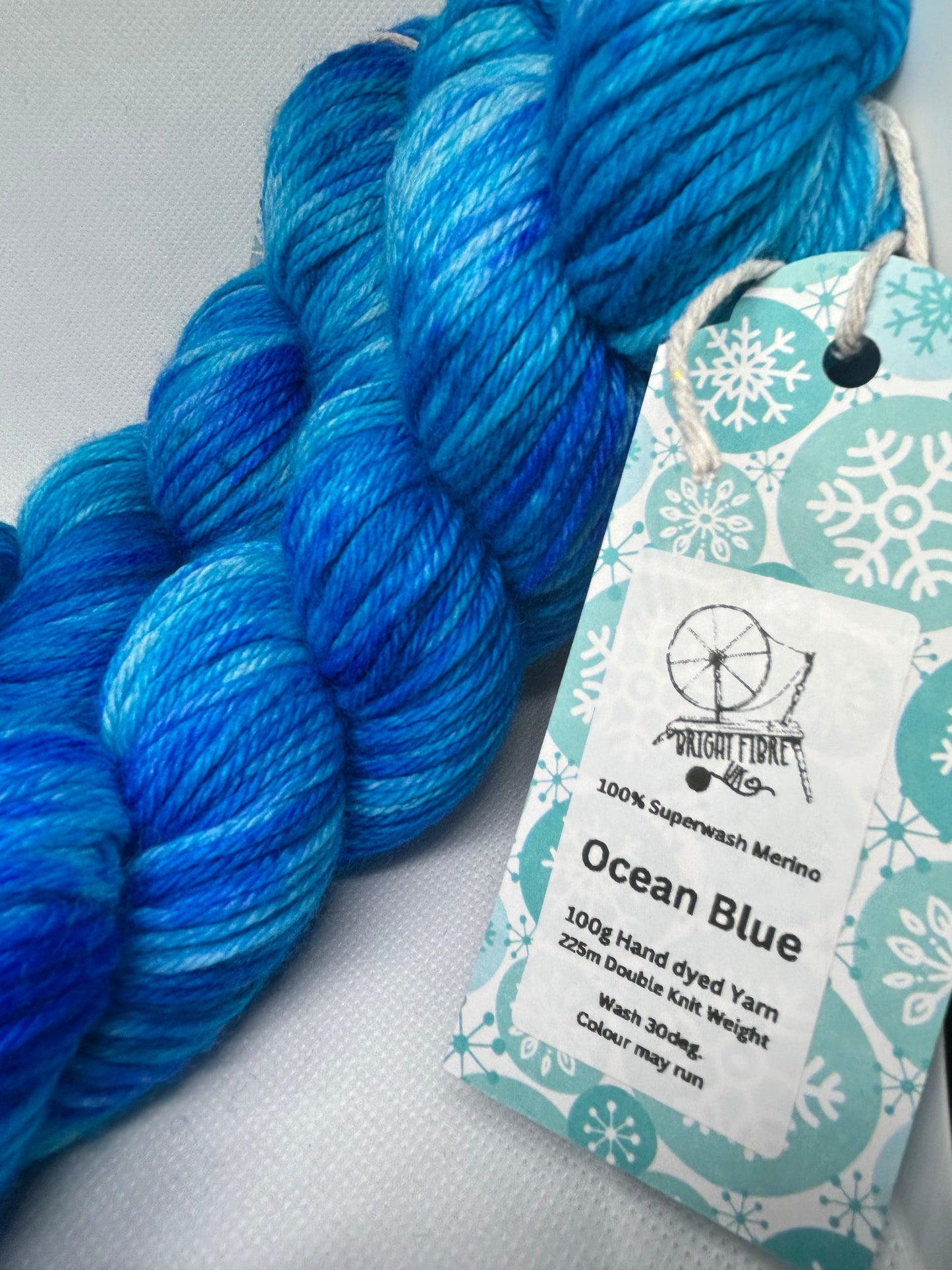 100g DK Ocean Blue Yarn