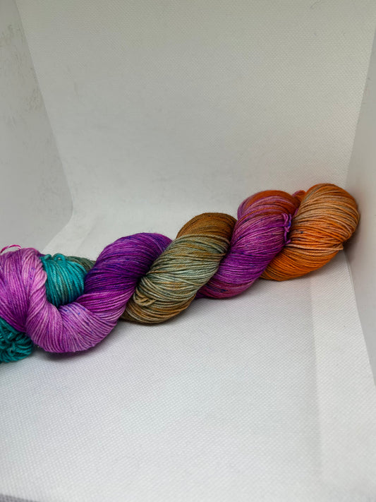 100g Peacock Sock Yarn