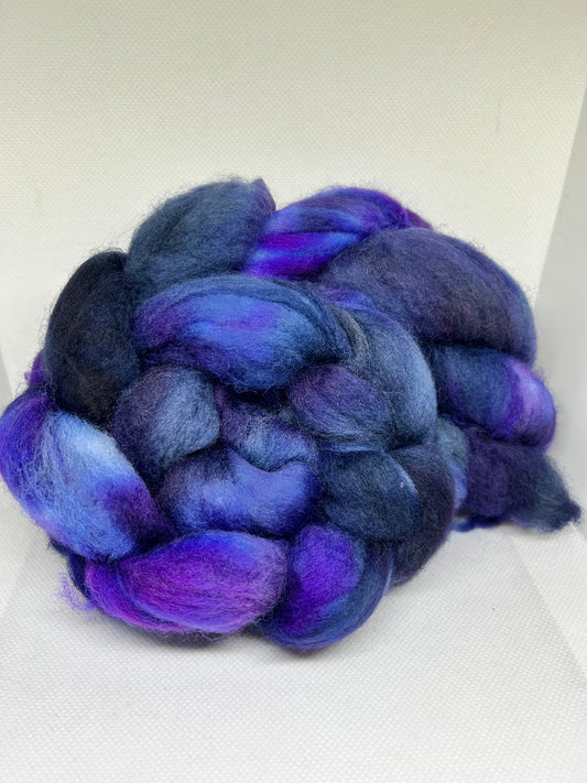 100g Midnight Galaxy Handyed Roving