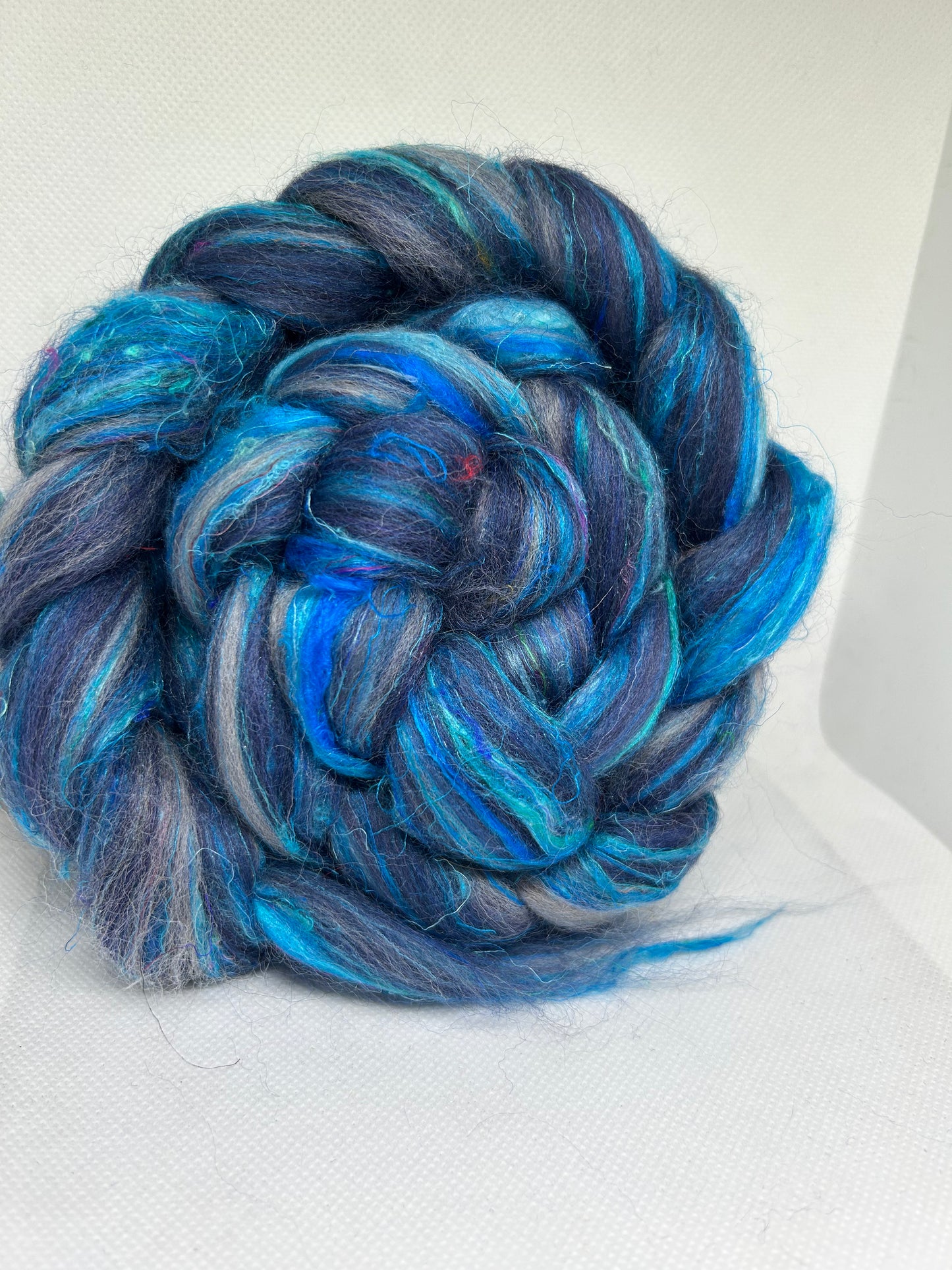 100g Blue Moscow Fibre Roving