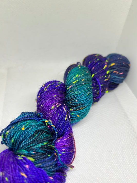 100g Dark Knight Hand dyed Yarn