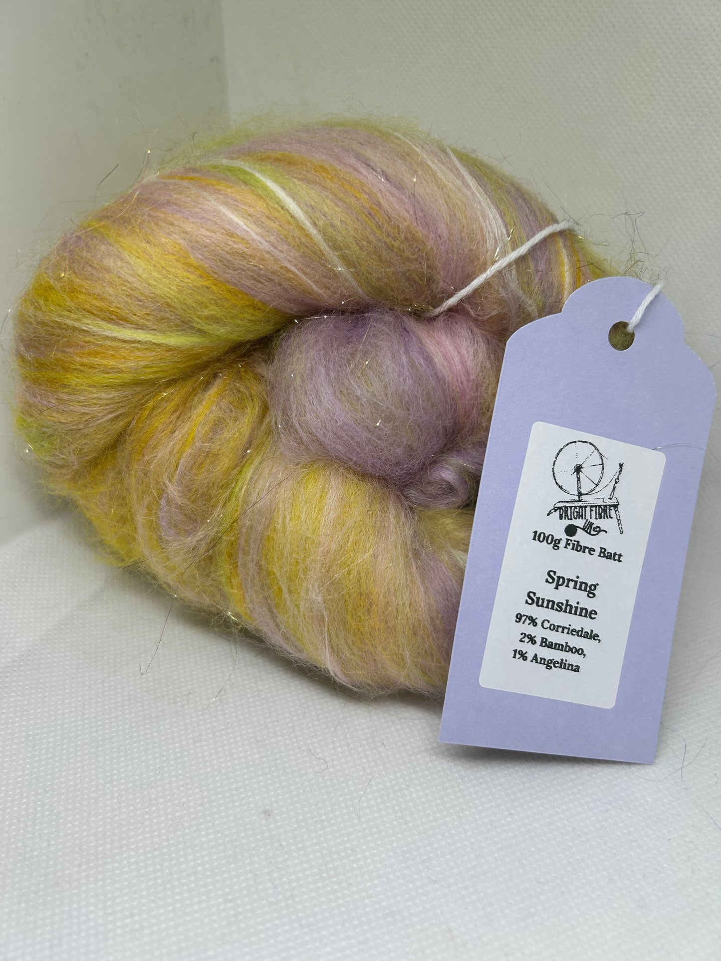 Spring Sunshine 100g Fibre Batt