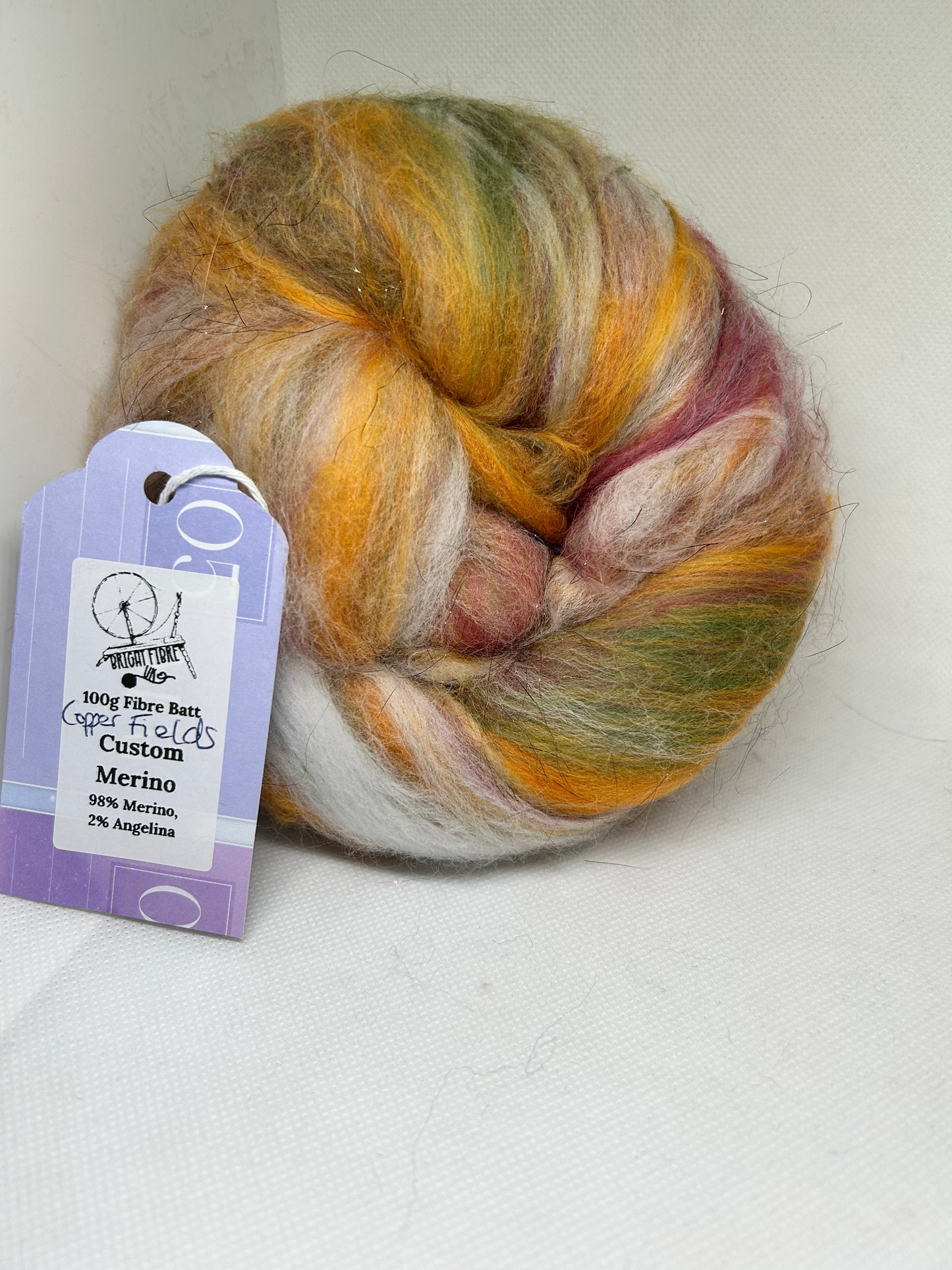 Copper Fields 100g Fibre Batt