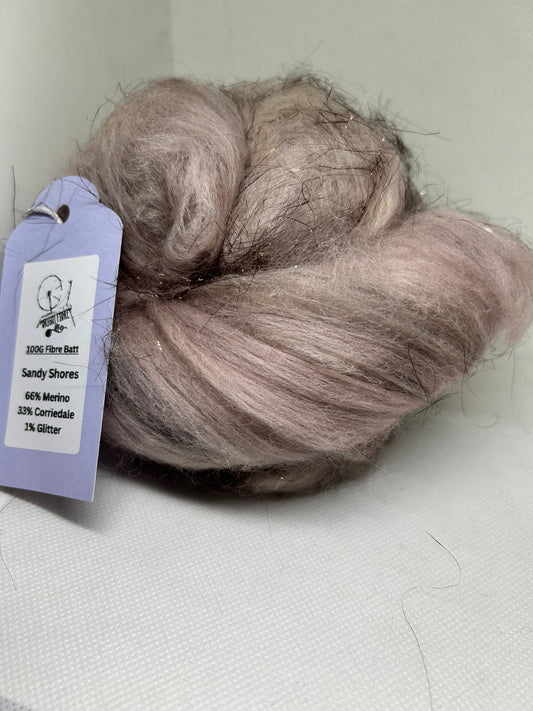 Sandy Shores 100g Fibre Batt