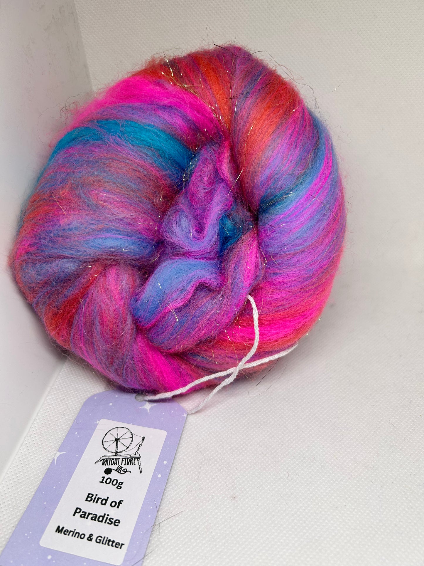 Bird of Paradise 100g Fibre batts