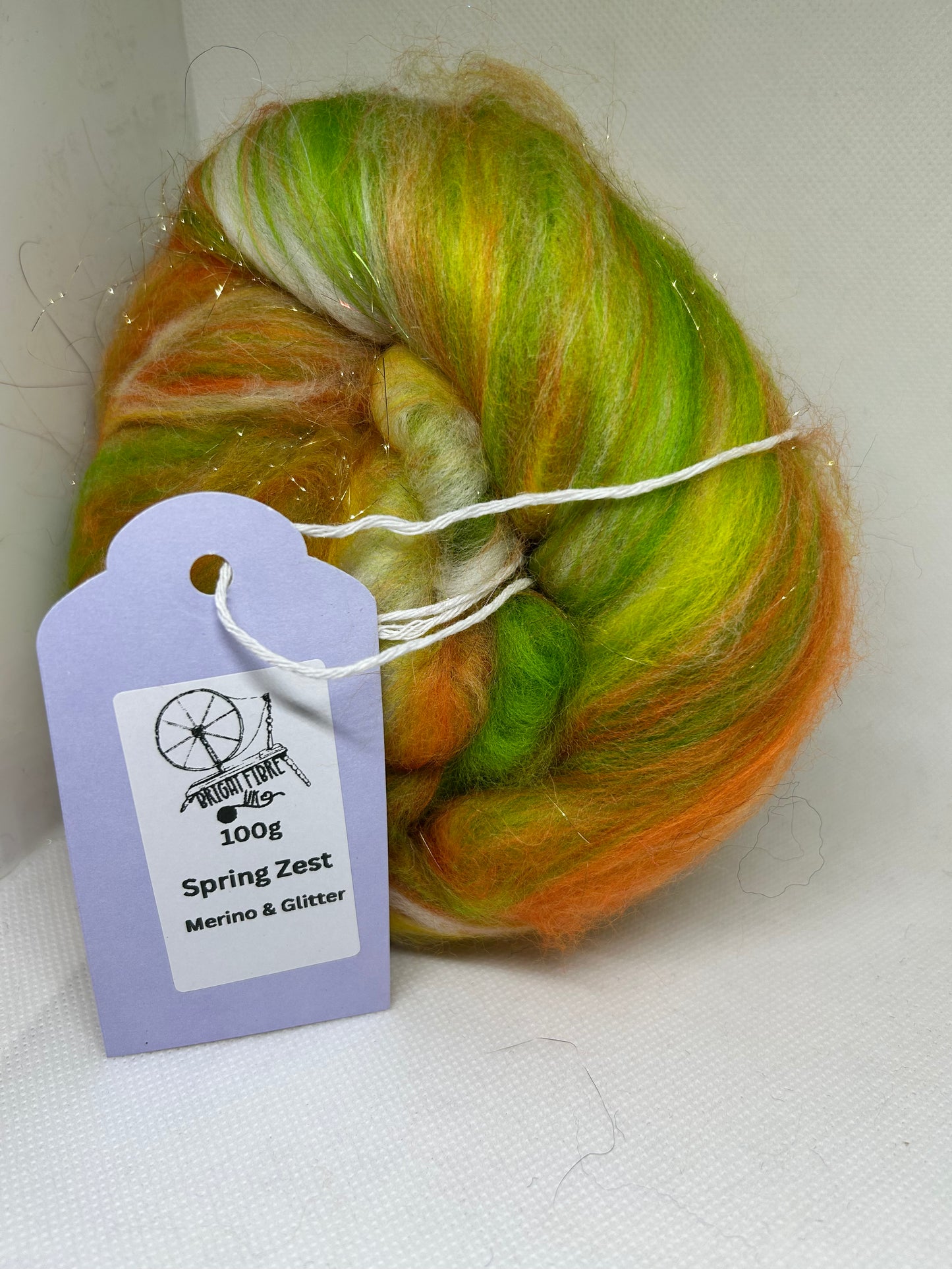 Spring Zest 100g Fibre batt