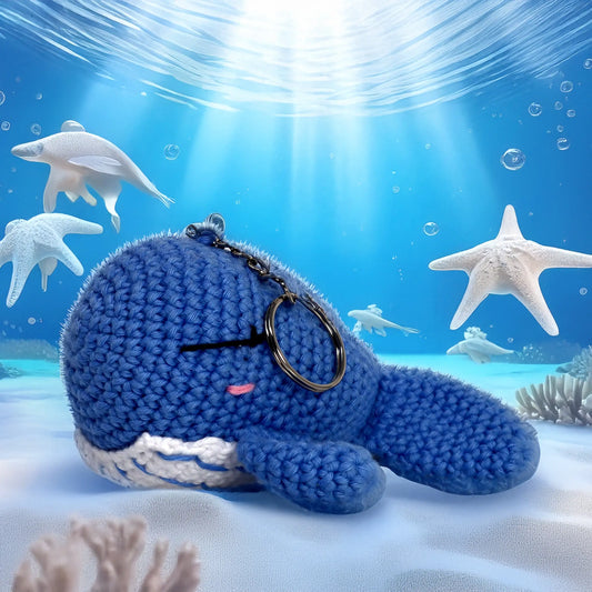 Knitty Critters Sealife Keyrings - Whale